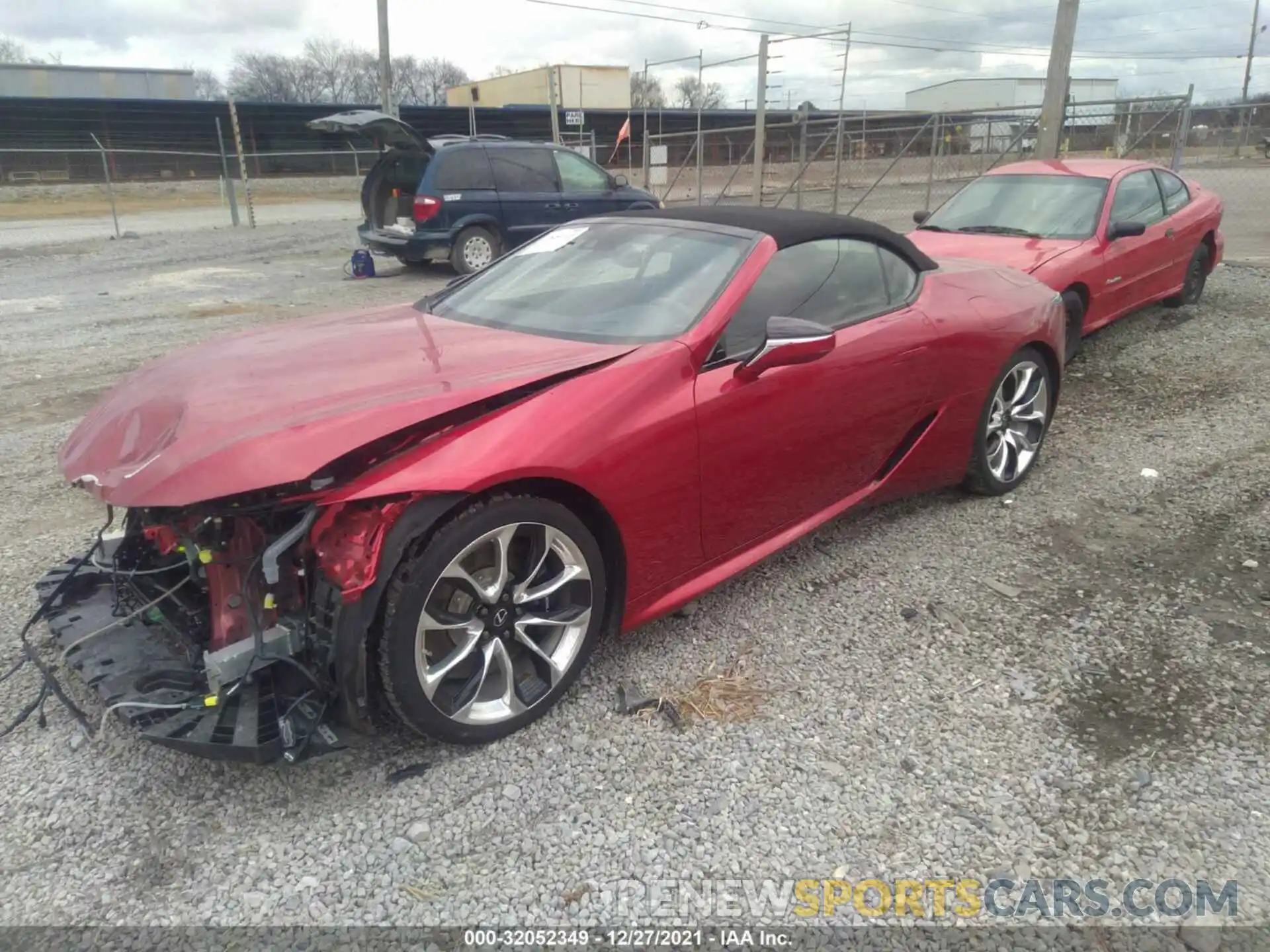 2 Photograph of a damaged car JTHKPAAY4MA102608 LEXUS LC 2021