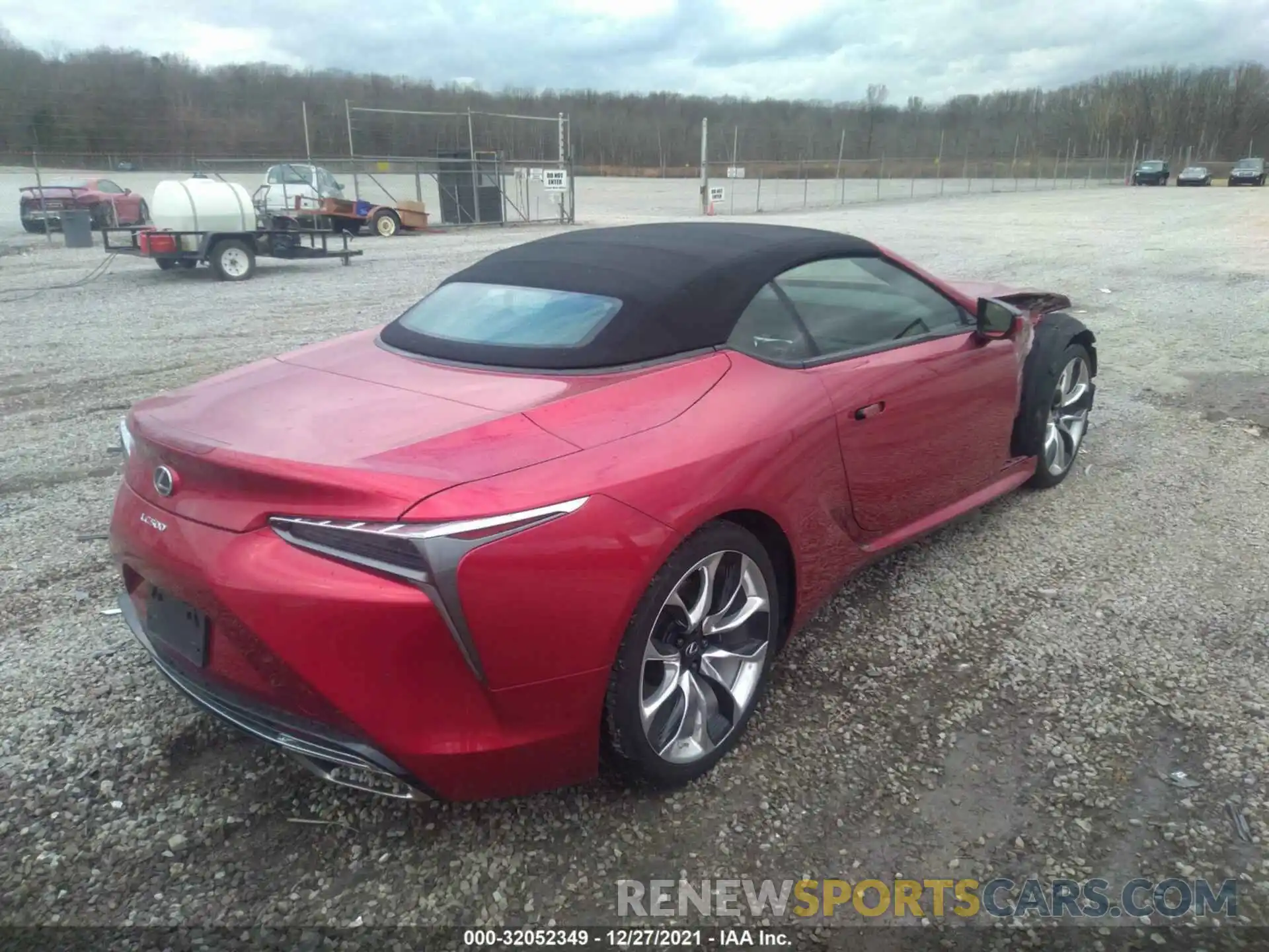 4 Фотография поврежденного автомобиля JTHKPAAY4MA102608 LEXUS LC 2021