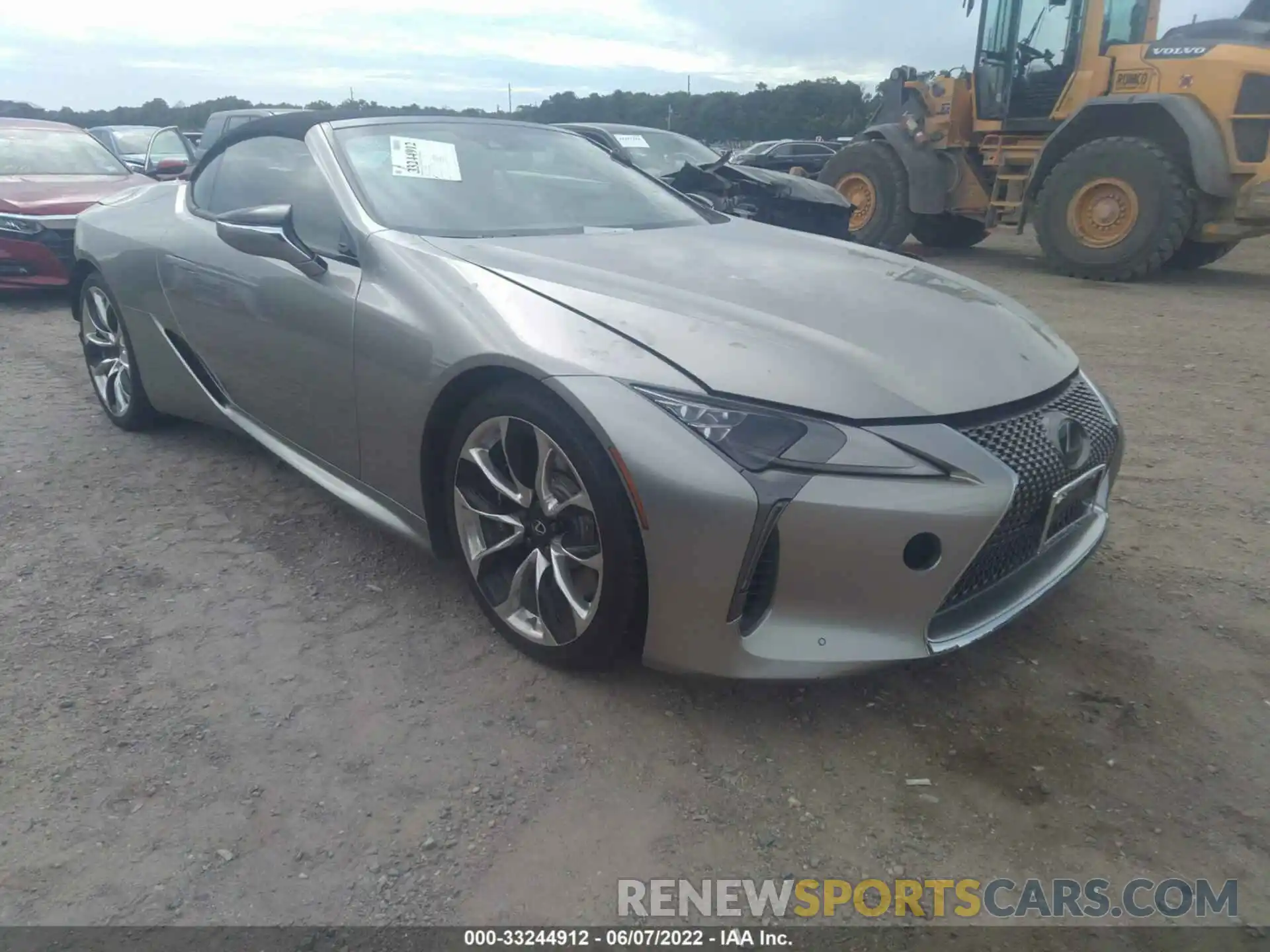 1 Photograph of a damaged car JTHKPAAY4MA102835 LEXUS LC 2021