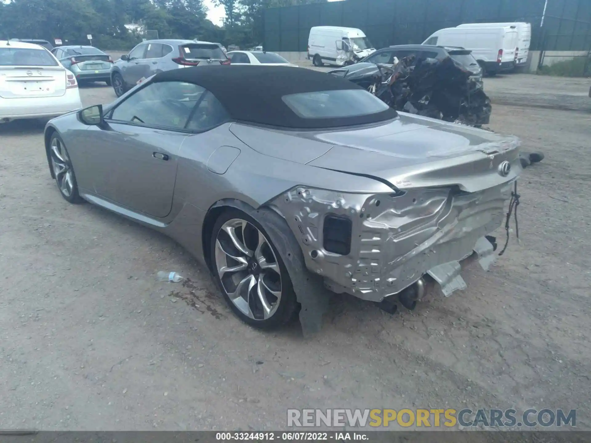 3 Photograph of a damaged car JTHKPAAY4MA102835 LEXUS LC 2021