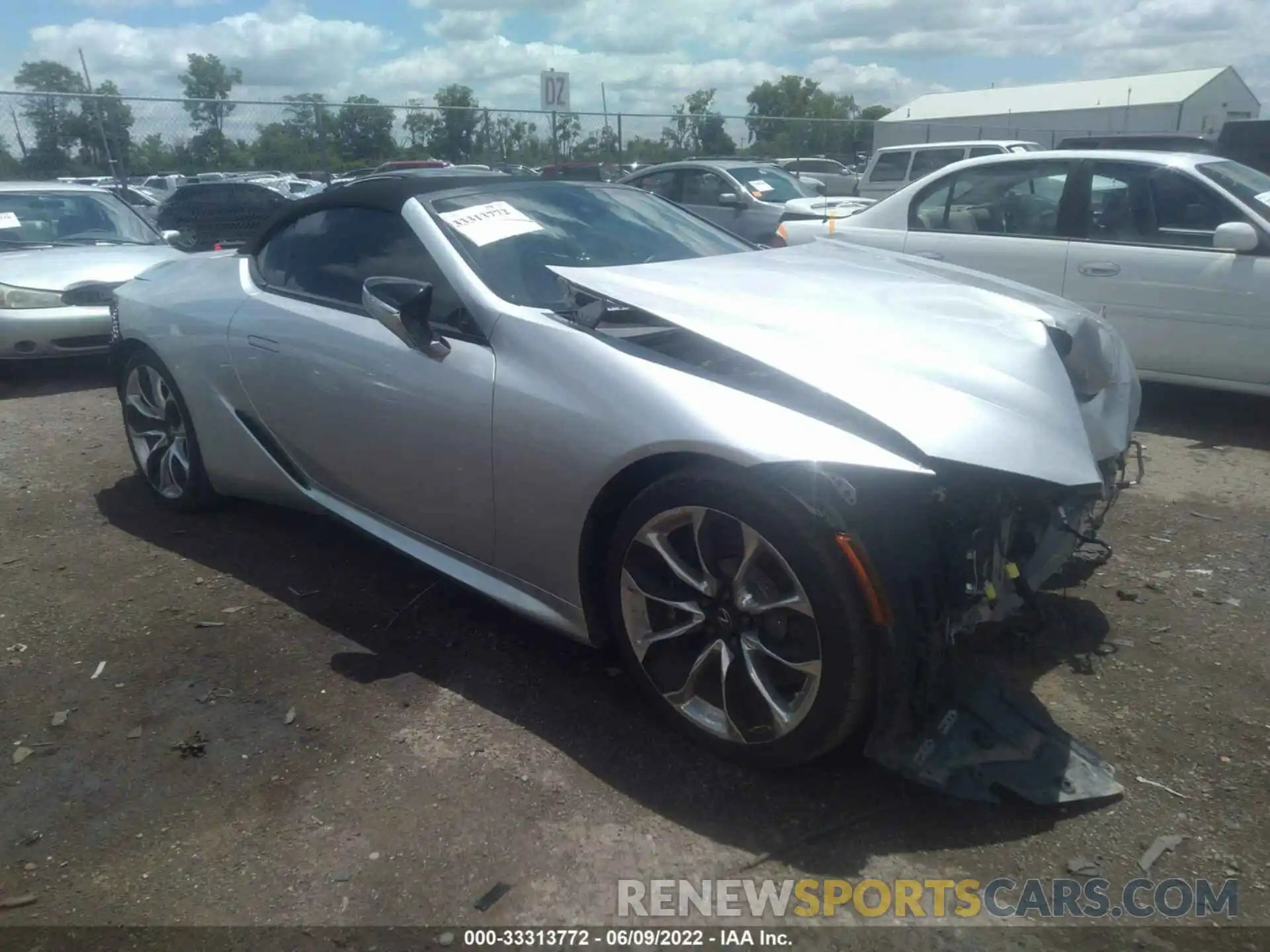 1 Photograph of a damaged car JTHKPAAY9MA101941 LEXUS LC 2021