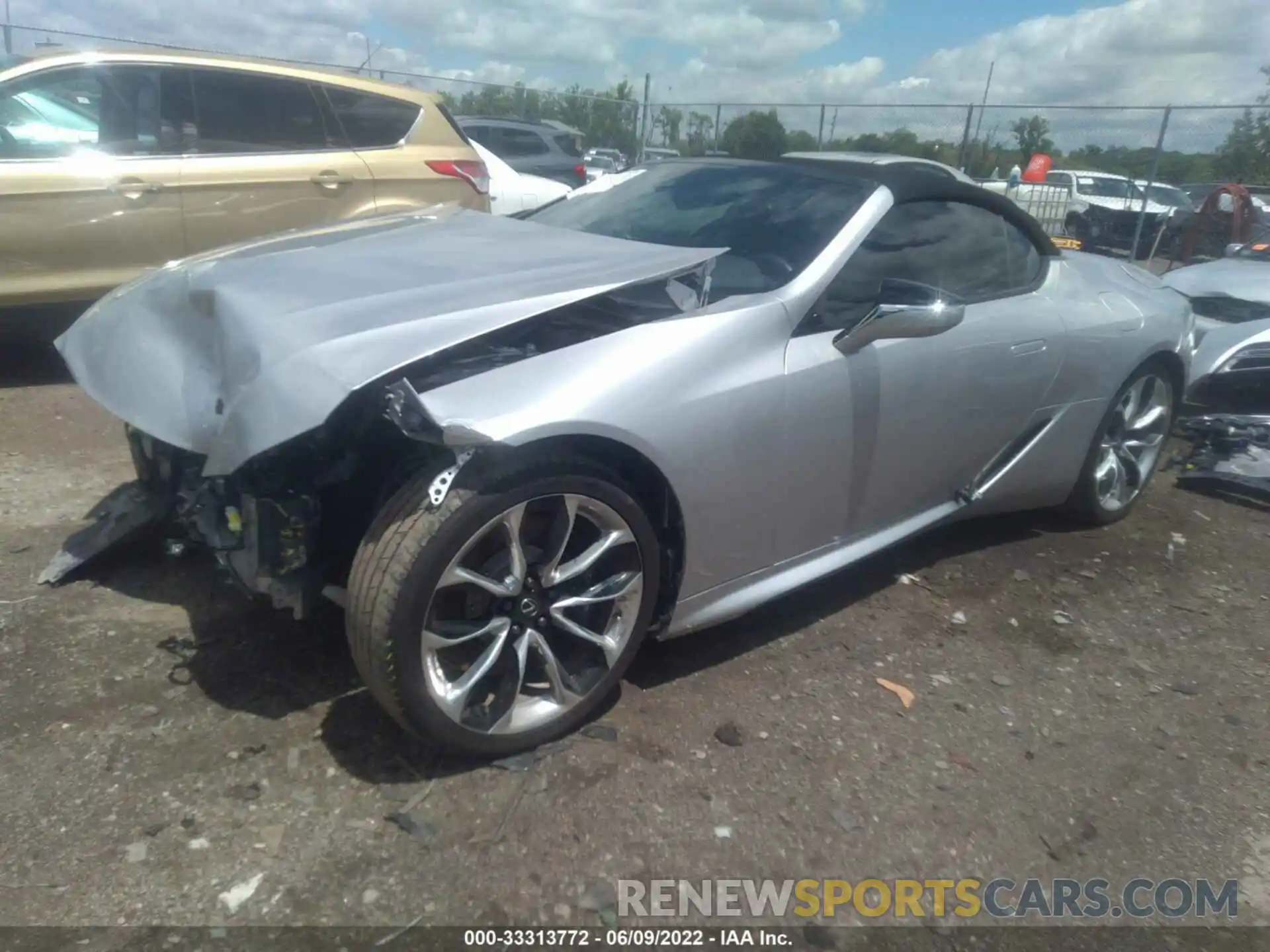 2 Фотография поврежденного автомобиля JTHKPAAY9MA101941 LEXUS LC 2021