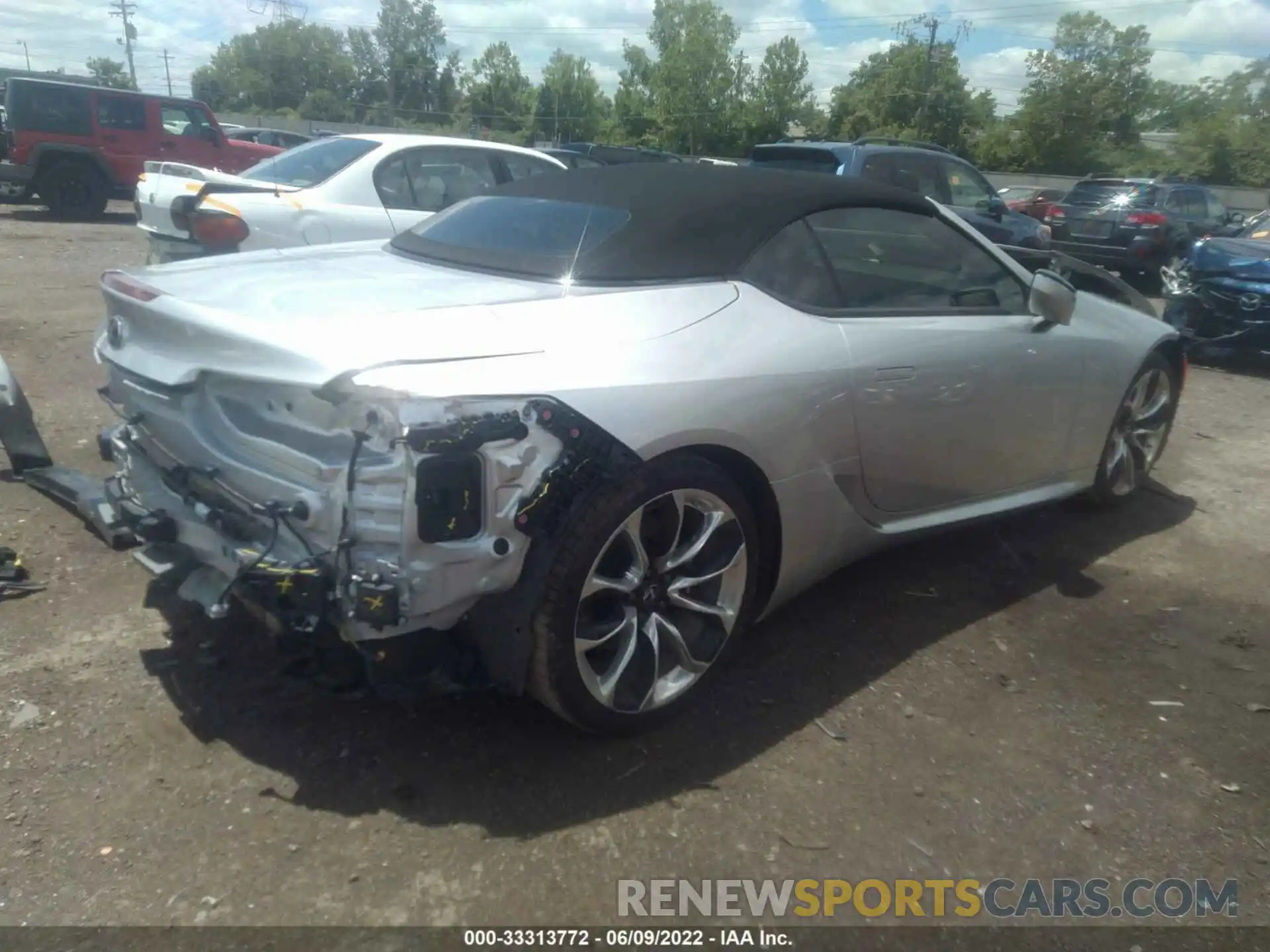 4 Photograph of a damaged car JTHKPAAY9MA101941 LEXUS LC 2021