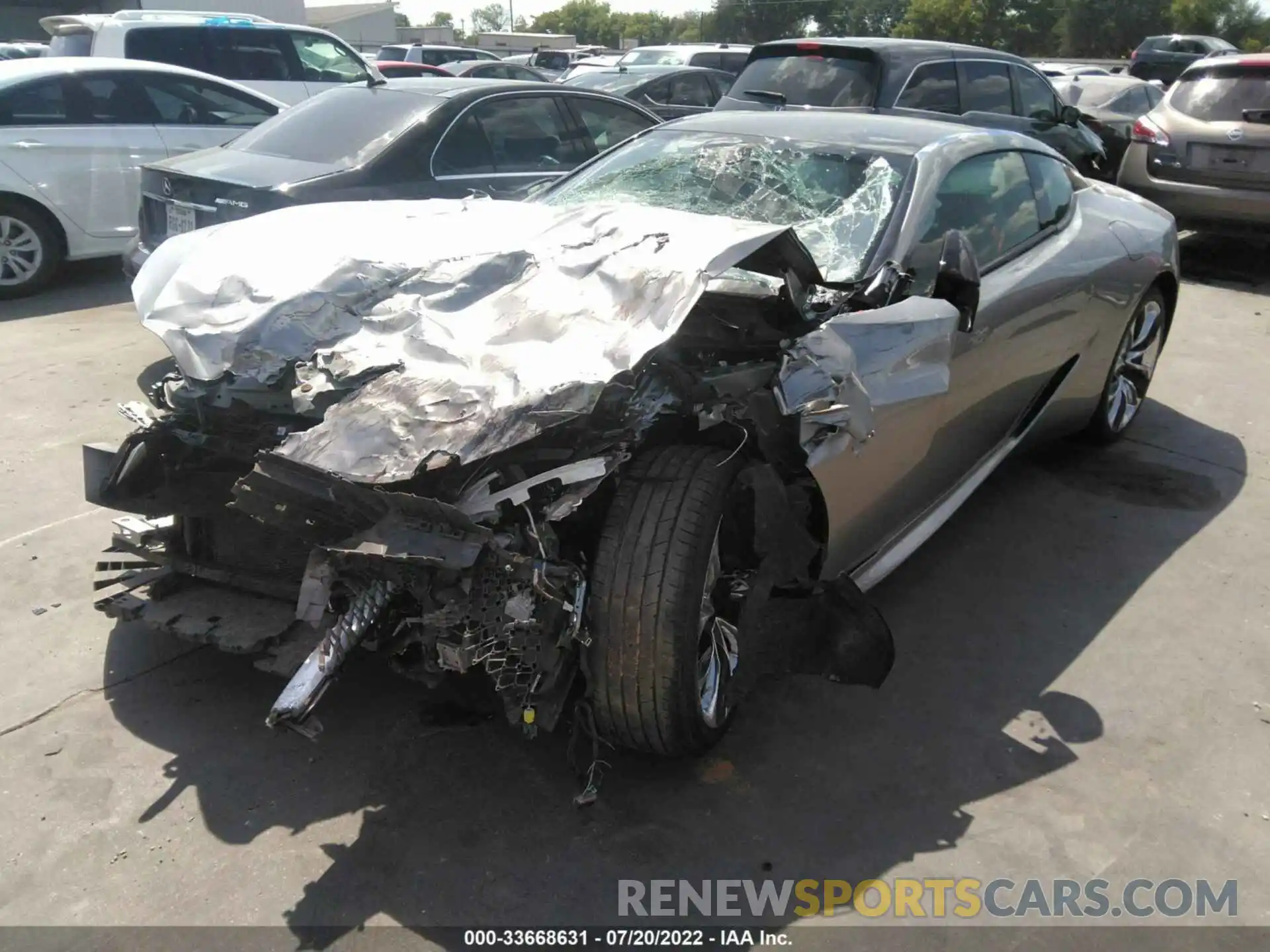 2 Photograph of a damaged car JTHBP5AY1NA104762 LEXUS LC 2022