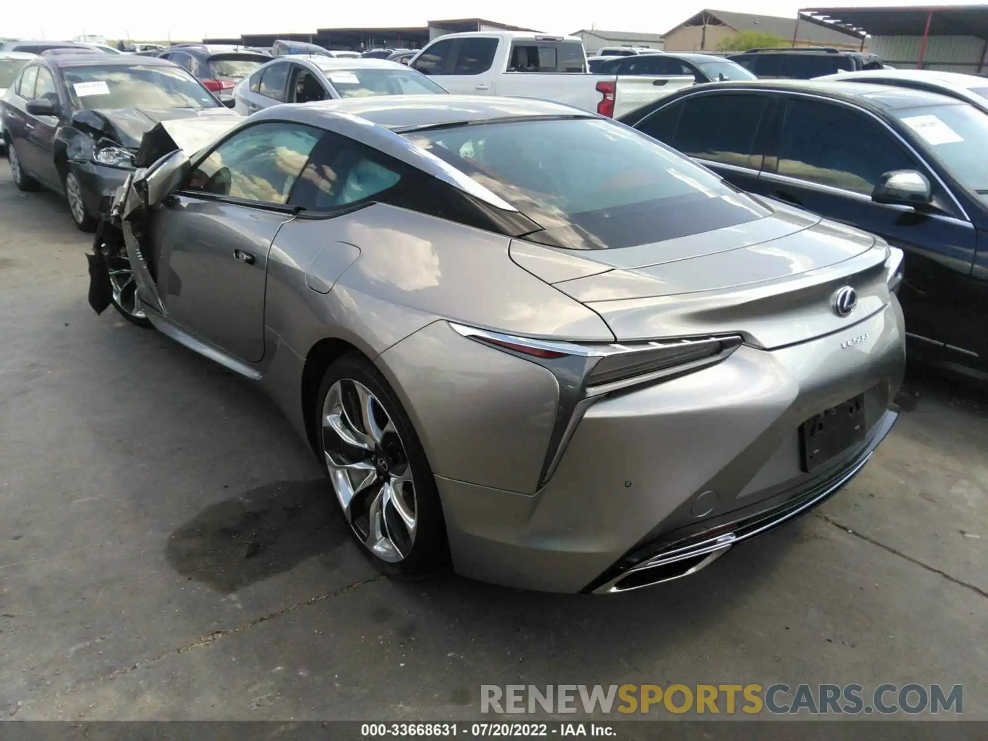 3 Photograph of a damaged car JTHBP5AY1NA104762 LEXUS LC 2022