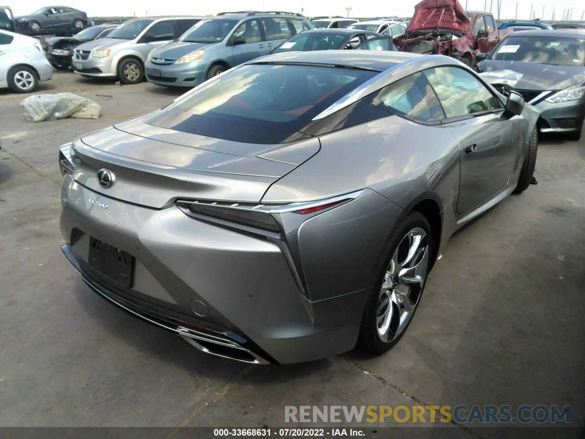 4 Photograph of a damaged car JTHBP5AY1NA104762 LEXUS LC 2022