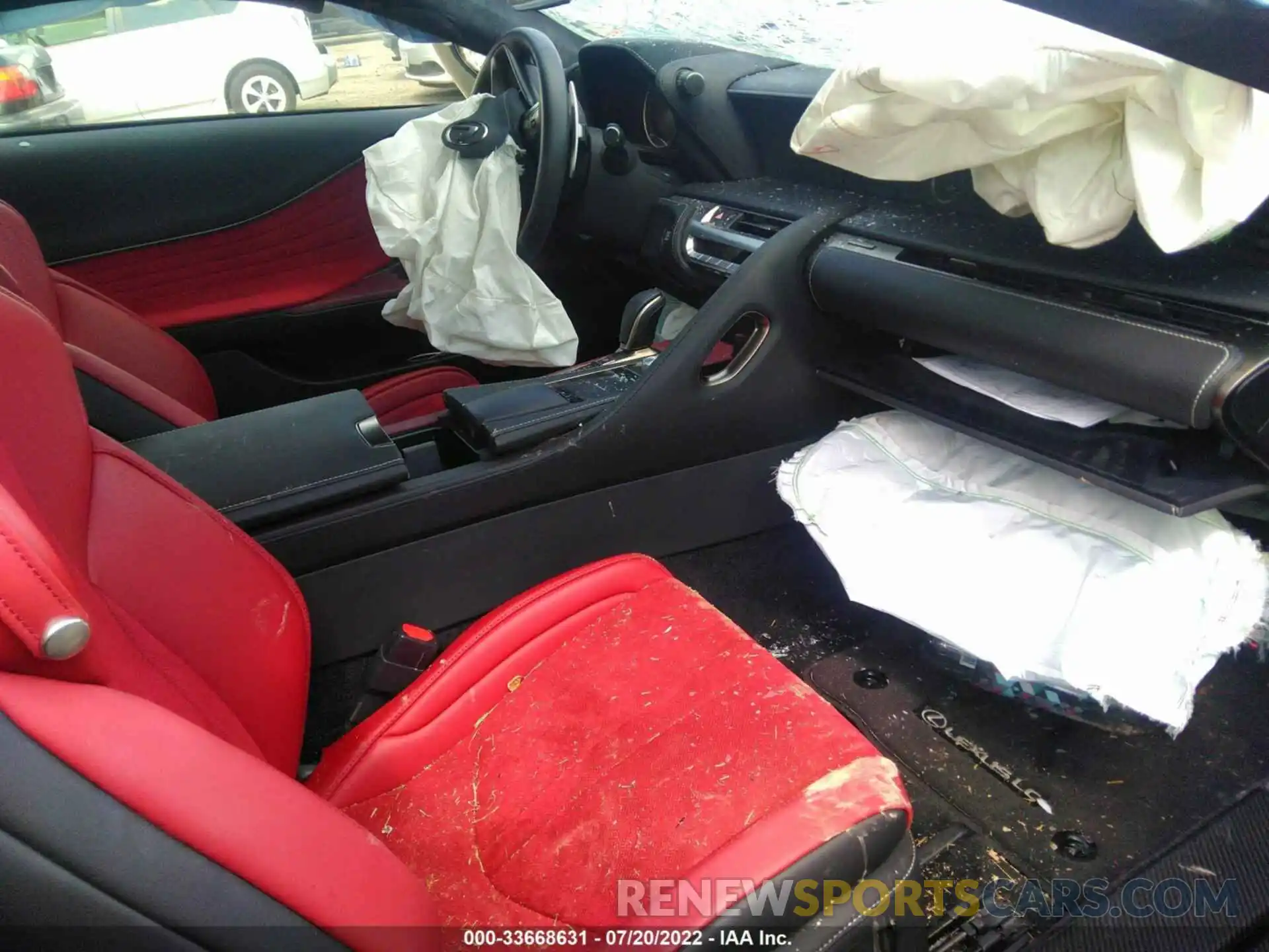 5 Photograph of a damaged car JTHBP5AY1NA104762 LEXUS LC 2022