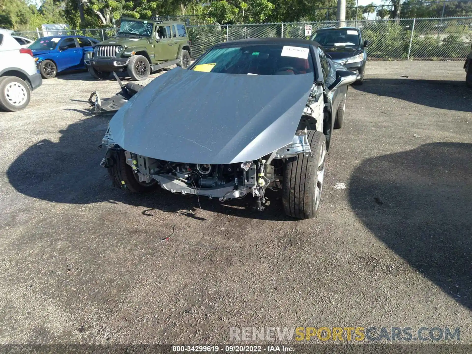 6 Фотография поврежденного автомобиля JTHMPAAY1NA105184 LEXUS LC 2022