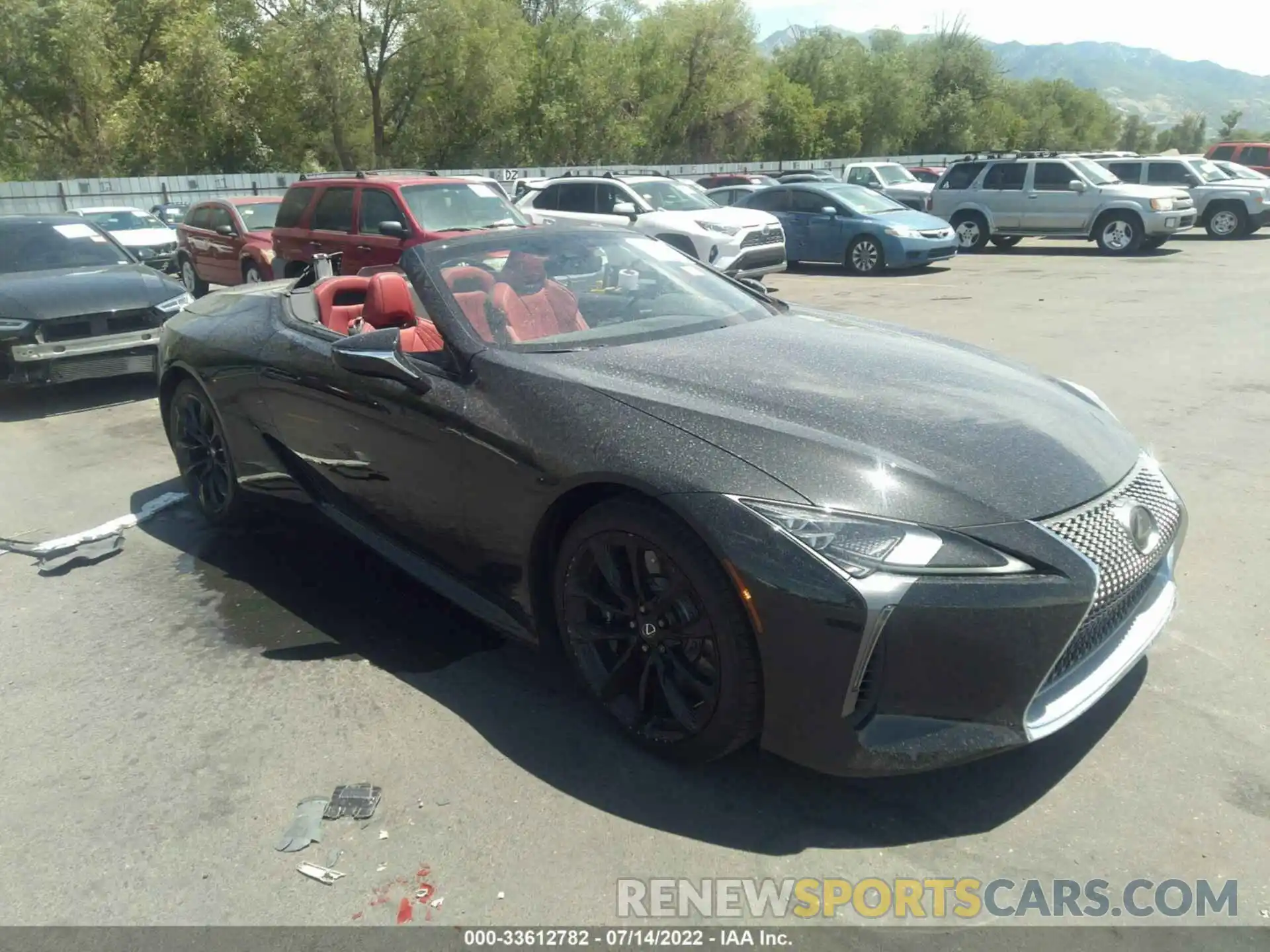 1 Photograph of a damaged car JTHMPAAY3NA105381 LEXUS LC 2022