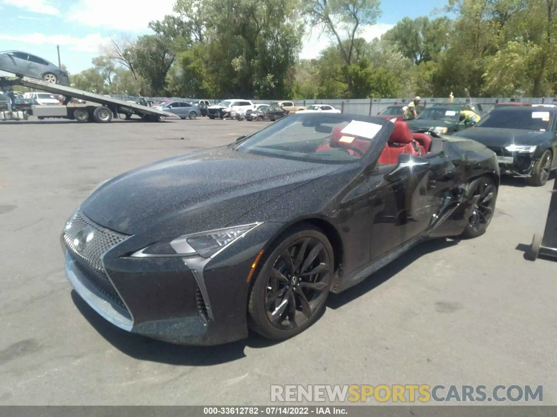 2 Photograph of a damaged car JTHMPAAY3NA105381 LEXUS LC 2022