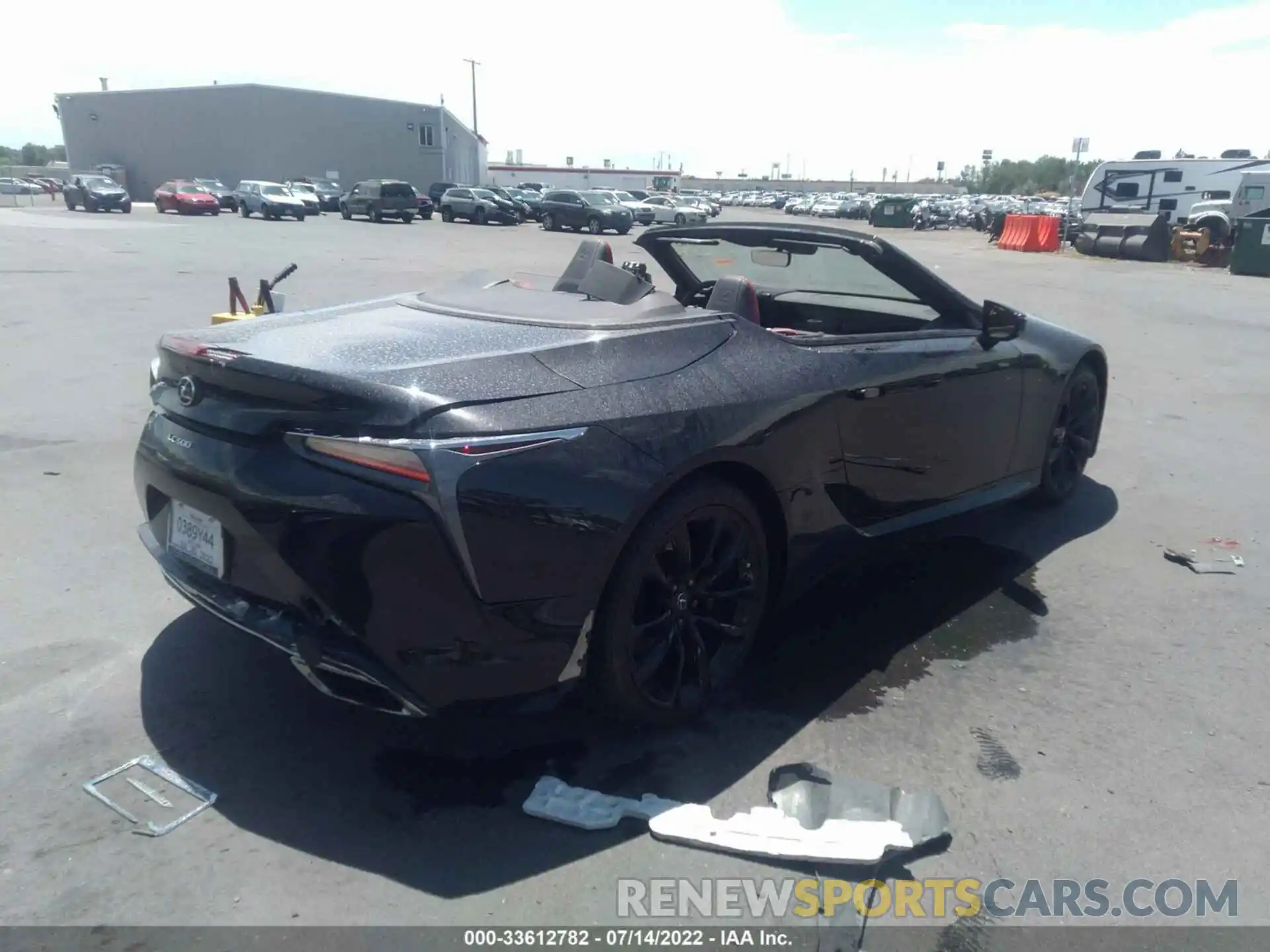 4 Photograph of a damaged car JTHMPAAY3NA105381 LEXUS LC 2022