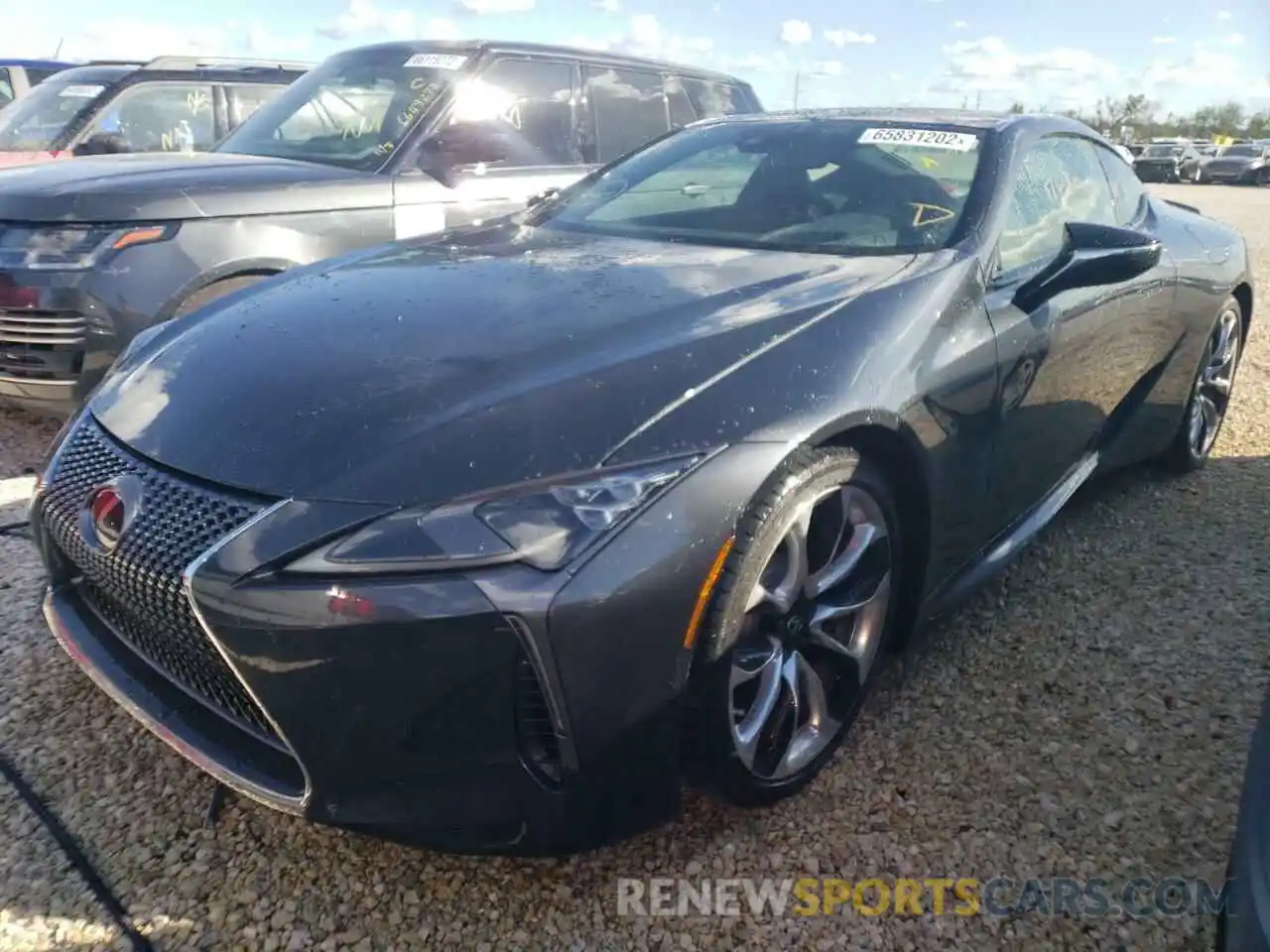 2 Photograph of a damaged car JTHHP5AY0KA006408 LEXUS LC500 2019