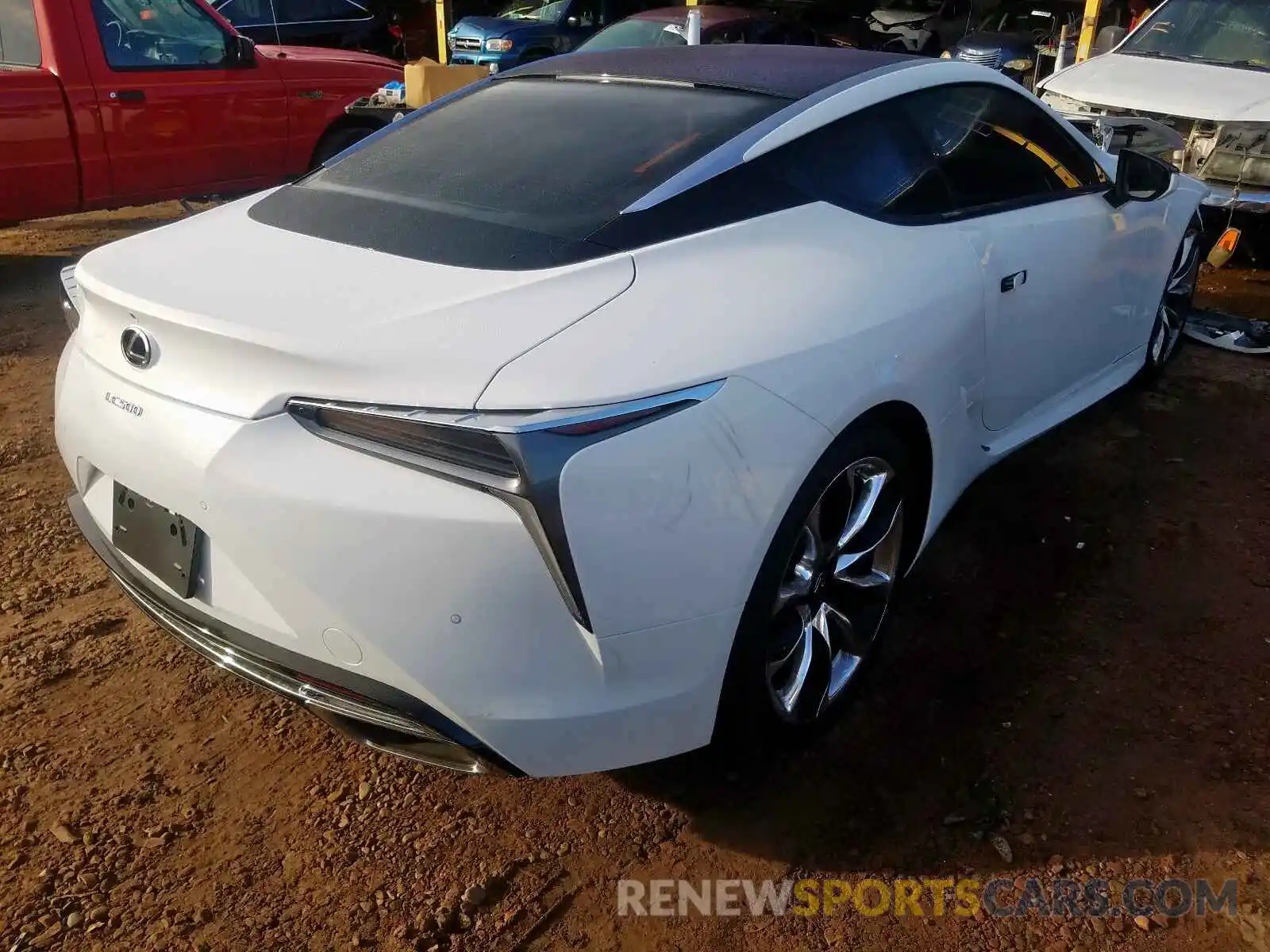 4 Фотография поврежденного автомобиля JTHHP5AY2KA006278 LEXUS LC500 2019