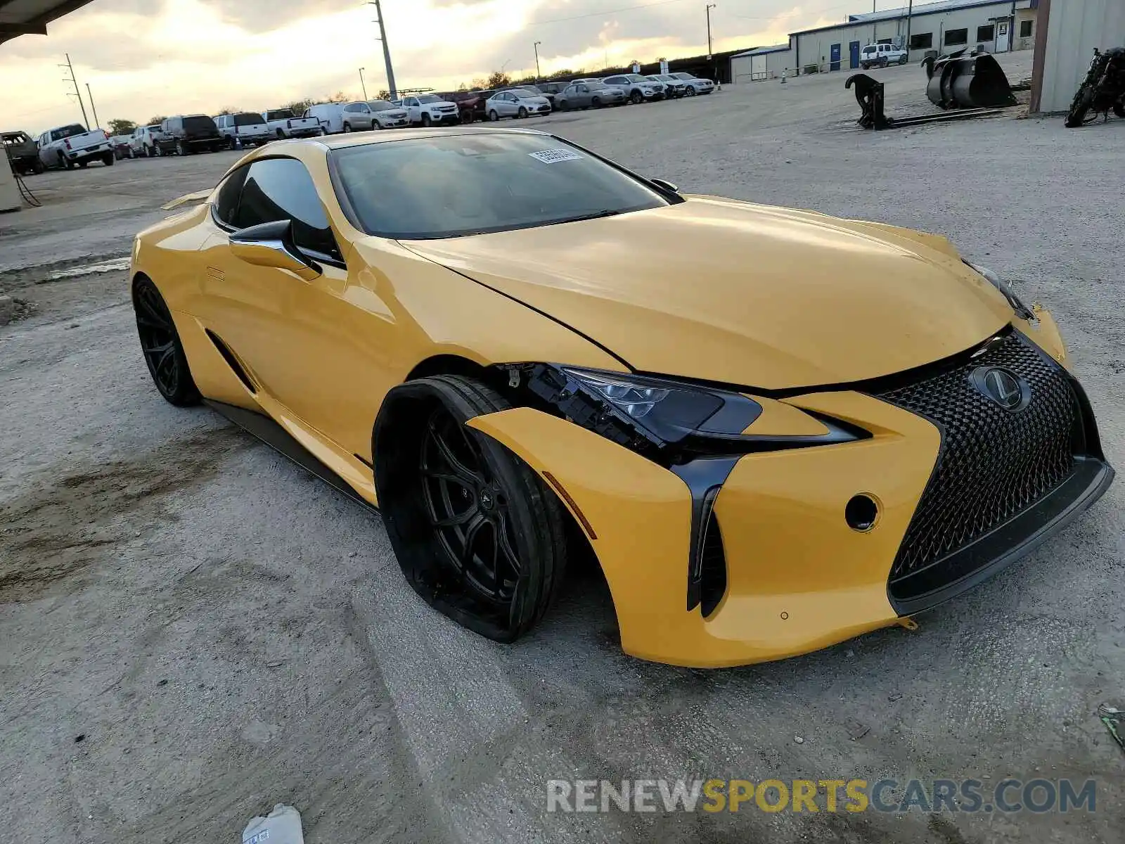 1 Photograph of a damaged car JTHHP5AY2KA006653 LEXUS LC500 2019