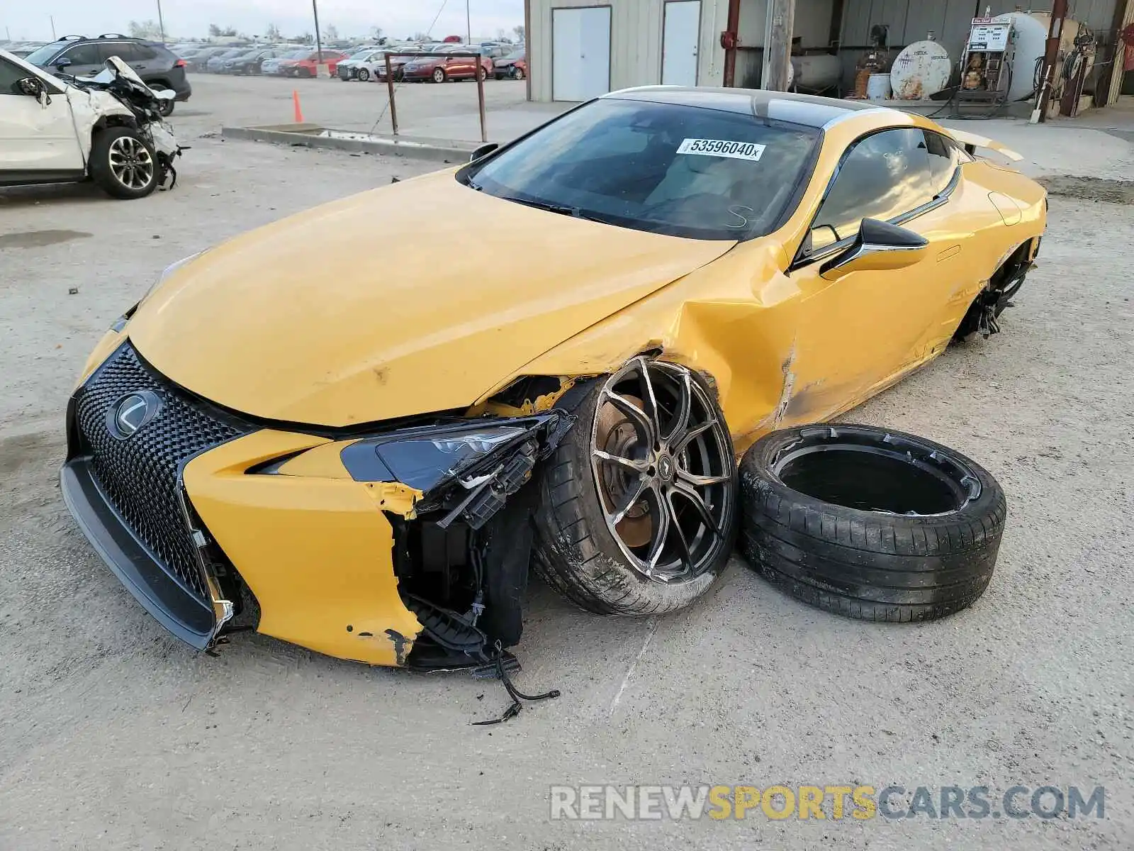 2 Photograph of a damaged car JTHHP5AY2KA006653 LEXUS LC500 2019