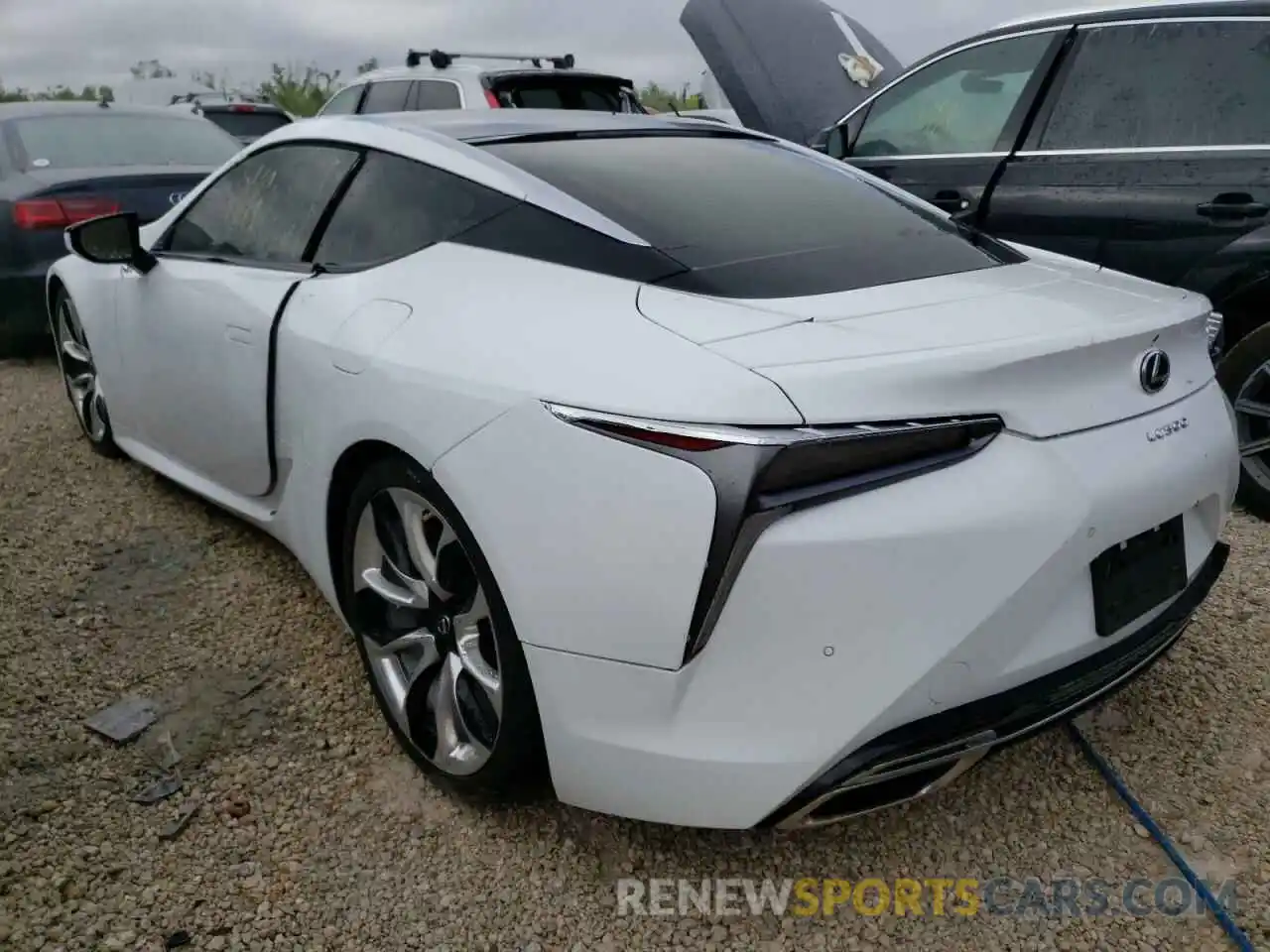 3 Photograph of a damaged car JTHHP5AY3KA006676 LEXUS LC500 2019