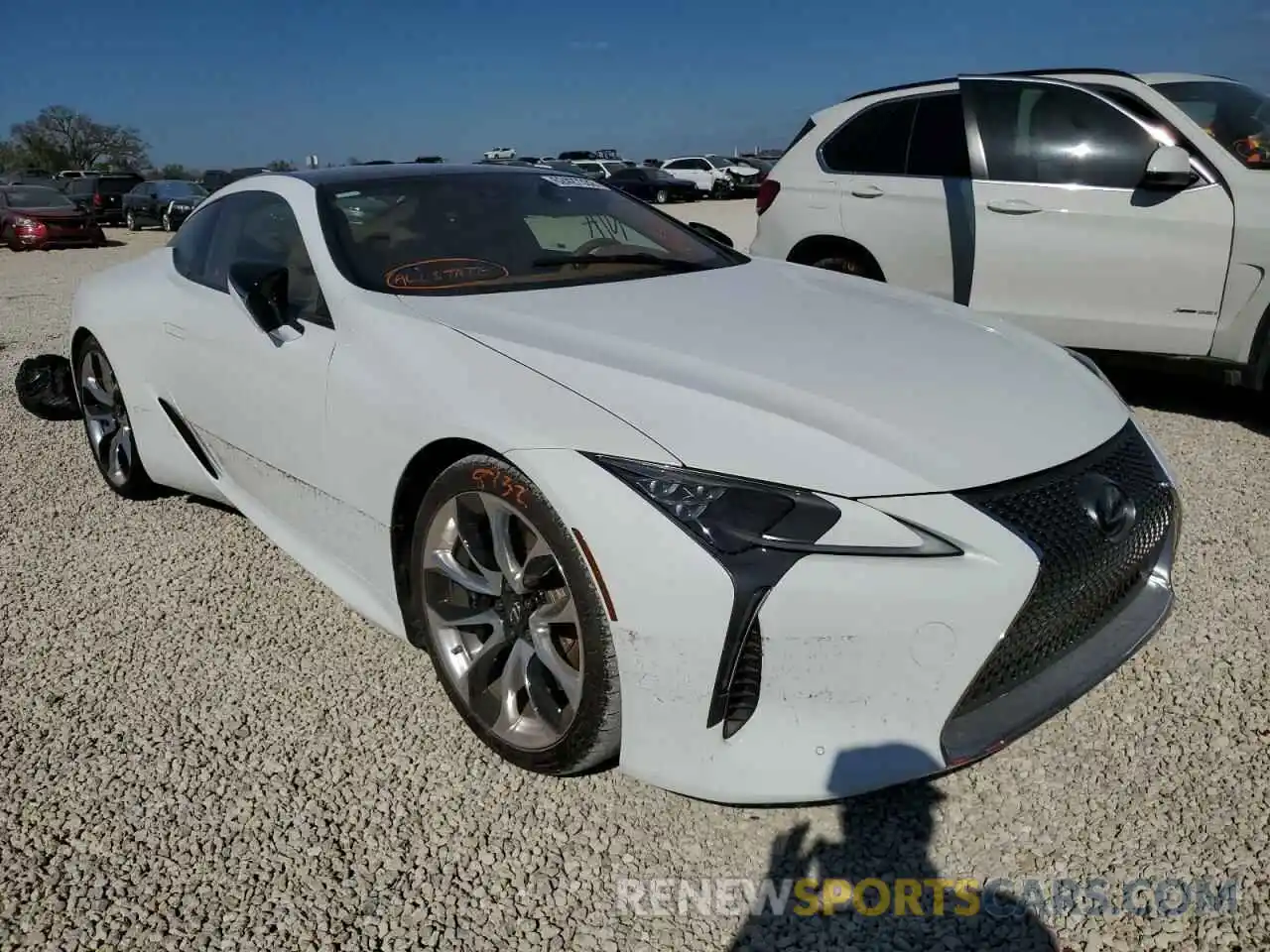 1 Photograph of a damaged car JTHHP5AY4KA007237 LEXUS LC500 2019