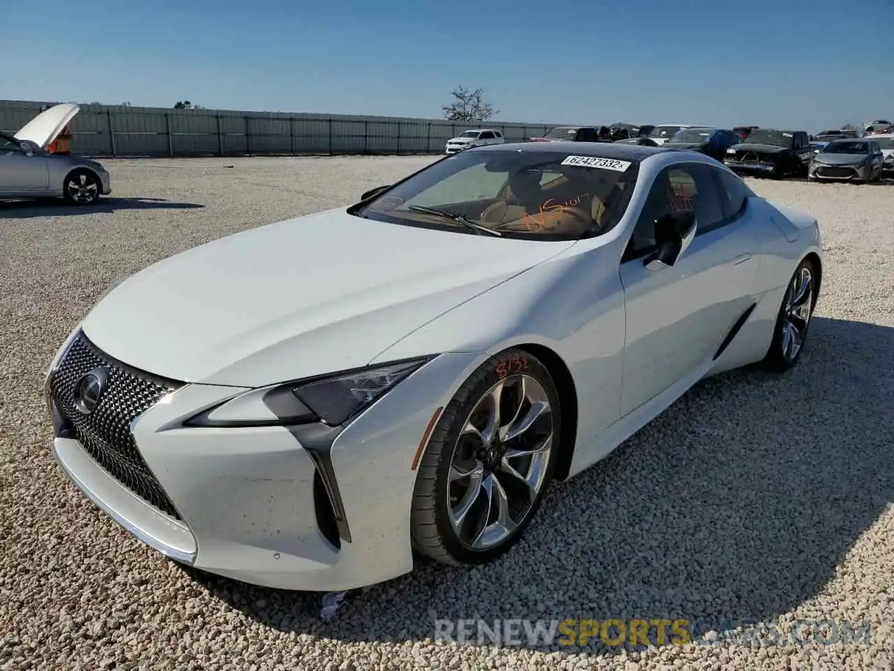 2 Photograph of a damaged car JTHHP5AY4KA007237 LEXUS LC500 2019