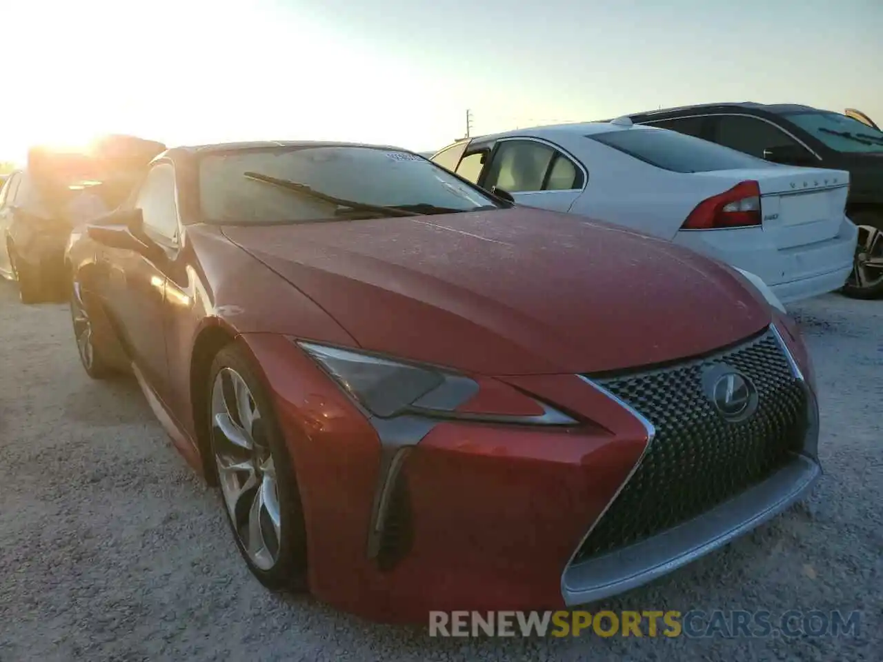 1 Photograph of a damaged car JTHHP5AY9KA006410 LEXUS LC500 2019