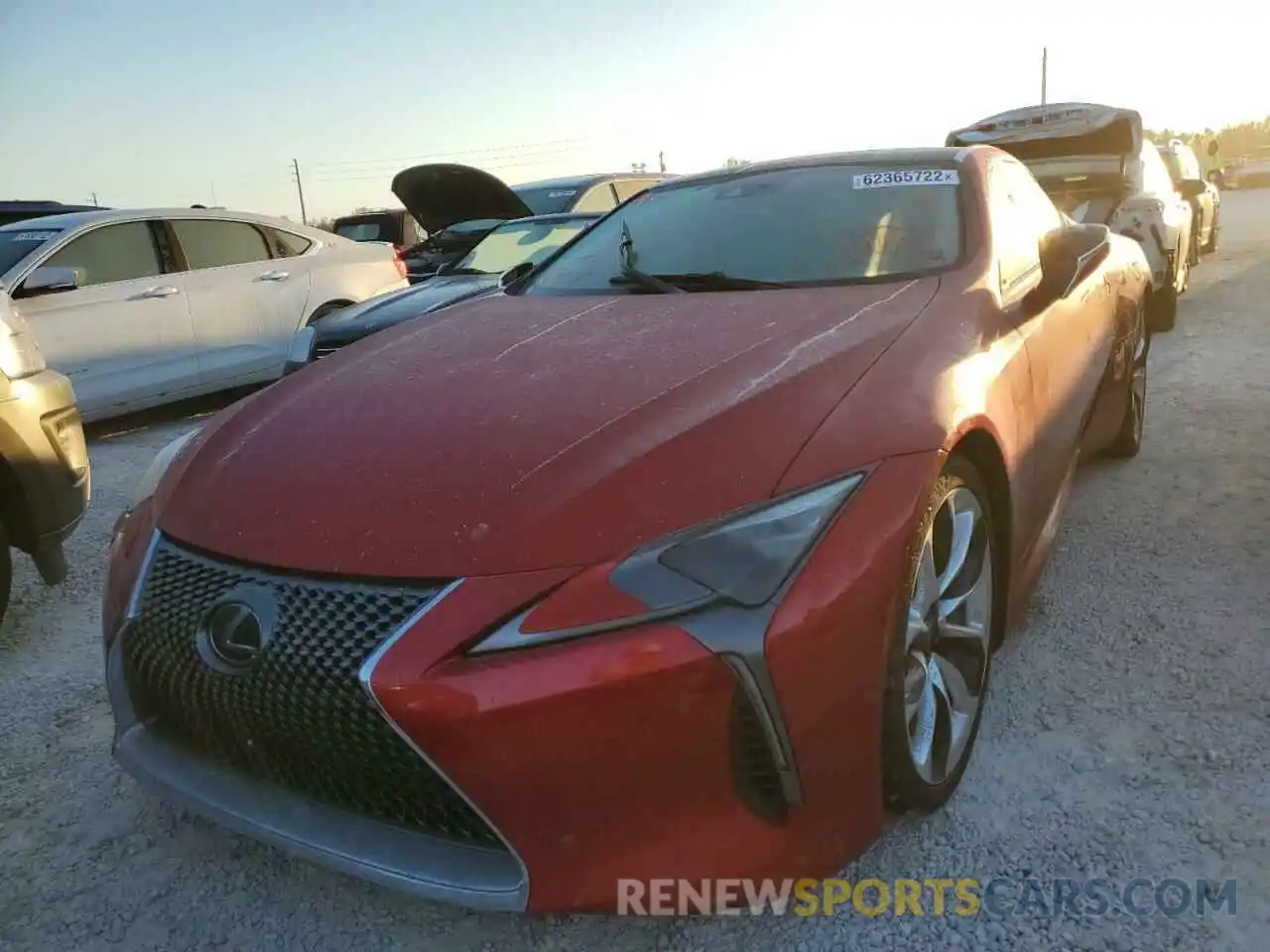 2 Photograph of a damaged car JTHHP5AY9KA006410 LEXUS LC500 2019