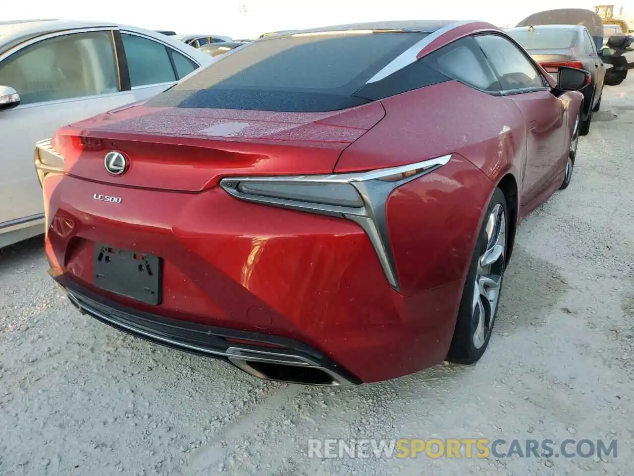 4 Photograph of a damaged car JTHHP5AY9KA006410 LEXUS LC500 2019