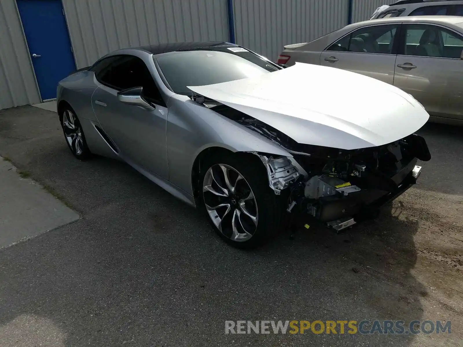 1 Photograph of a damaged car JTHHP5AY9KA007069 LEXUS LC500 2019