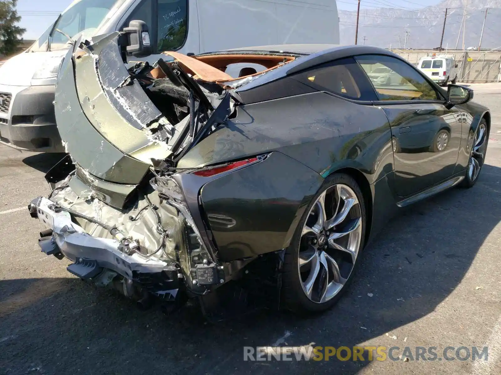 4 Photograph of a damaged car JTHBP5AY1MA008323 LEXUS LC500 2021