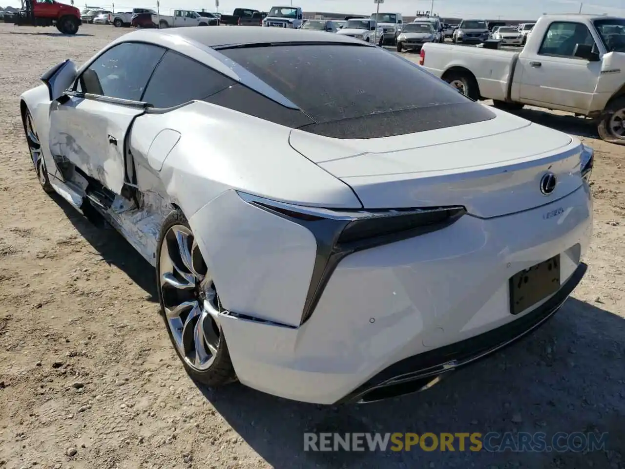 3 Фотография поврежденного автомобиля JTHBP5AY6MA104321 LEXUS LC500 2021