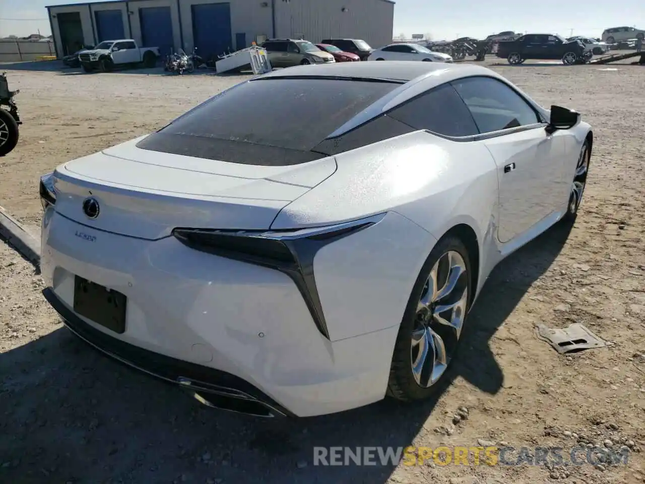 4 Photograph of a damaged car JTHBP5AY6MA104321 LEXUS LC500 2021