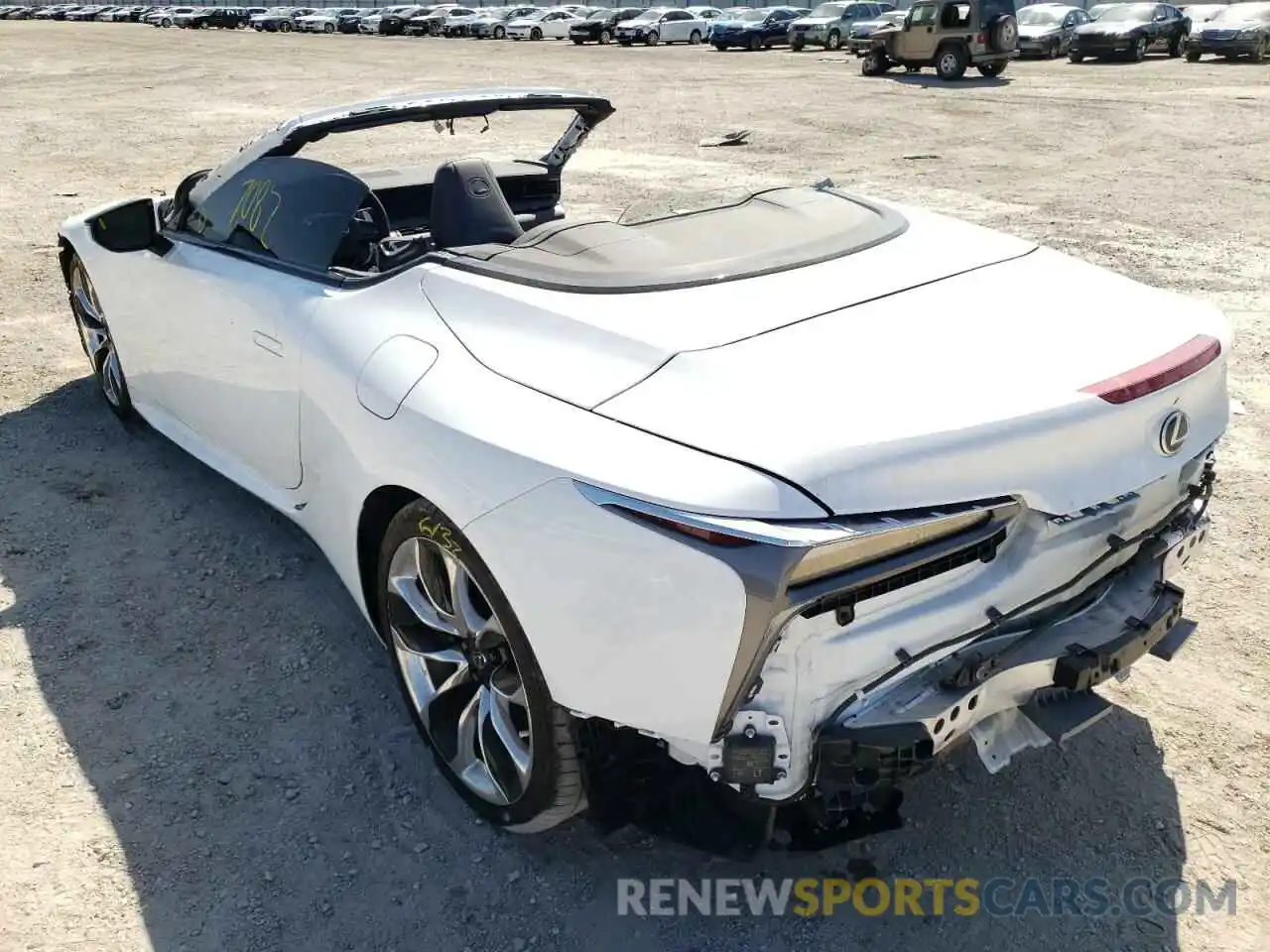 3 Photograph of a damaged car JTHKPAAY0MA103190 LEXUS LC500 2021