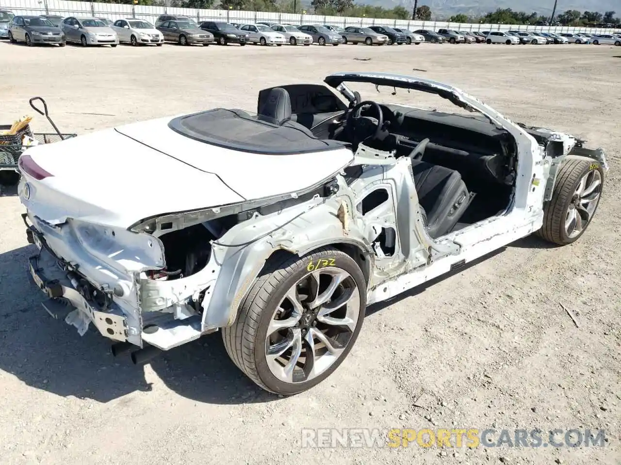 4 Photograph of a damaged car JTHKPAAY0MA103190 LEXUS LC500 2021