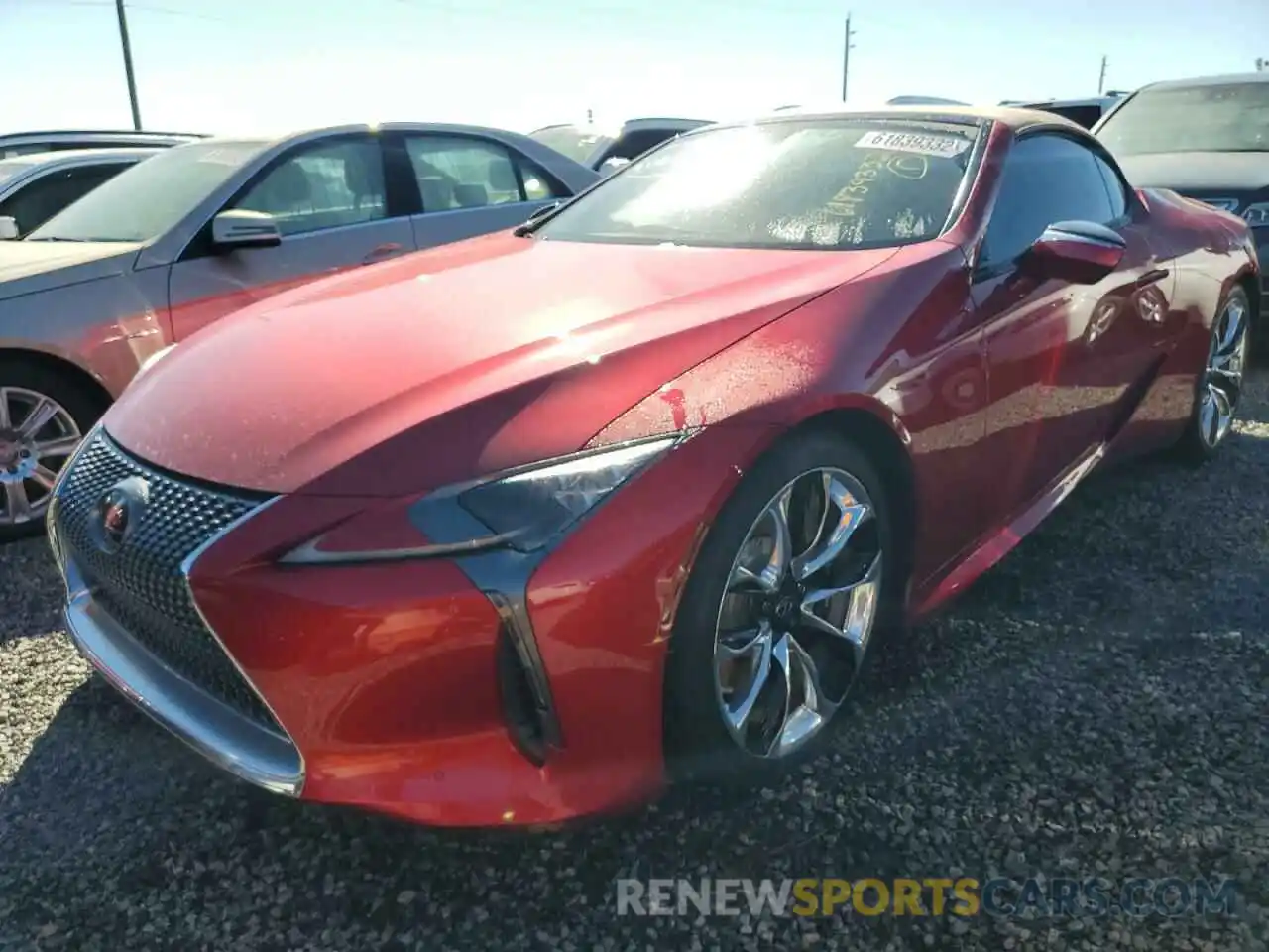 2 Photograph of a damaged car JTHKPAAY1MA102419 LEXUS LC500 2021