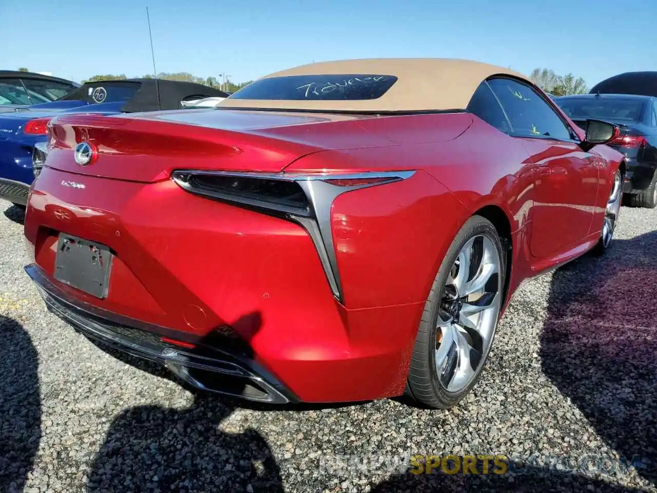 4 Photograph of a damaged car JTHKPAAY1MA102419 LEXUS LC500 2021