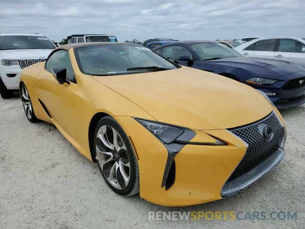 1 Photograph of a damaged car JTHKPAAY1MA103019 LEXUS LC500 2021