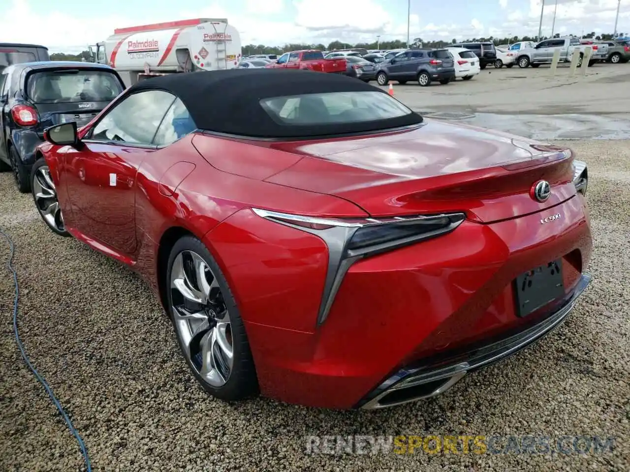 3 Фотография поврежденного автомобиля JTHKPAAY3MA102406 LEXUS LC500 2021