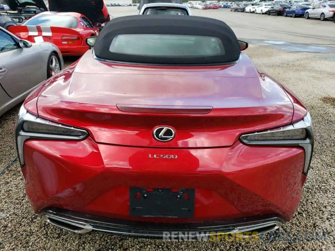 6 Фотография поврежденного автомобиля JTHKPAAY3MA102406 LEXUS LC500 2021