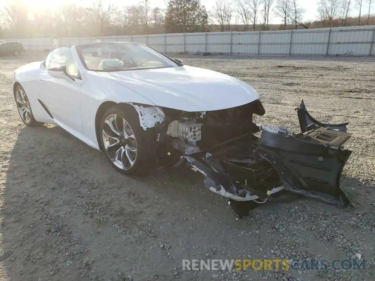 1 Photograph of a damaged car JTHKPAAY7MA104255 LEXUS LC500 2021