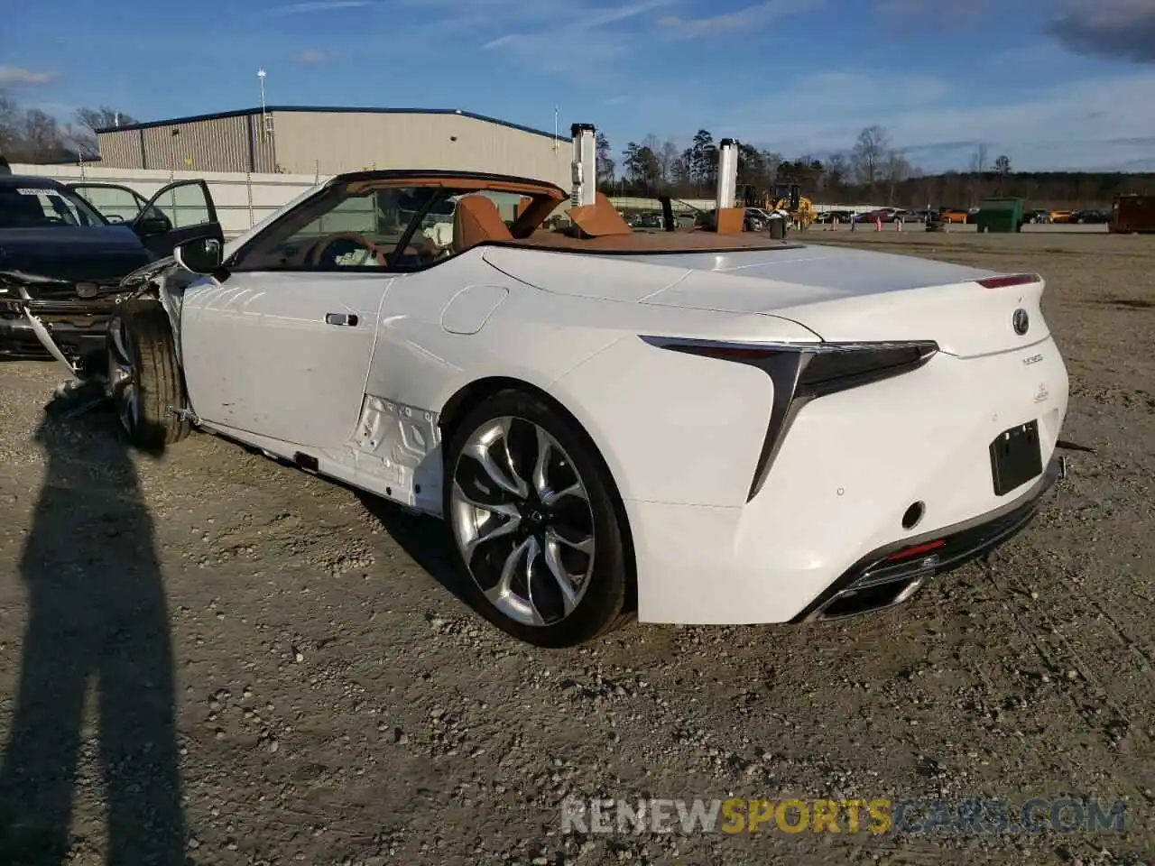 3 Фотография поврежденного автомобиля JTHKPAAY7MA104255 LEXUS LC500 2021