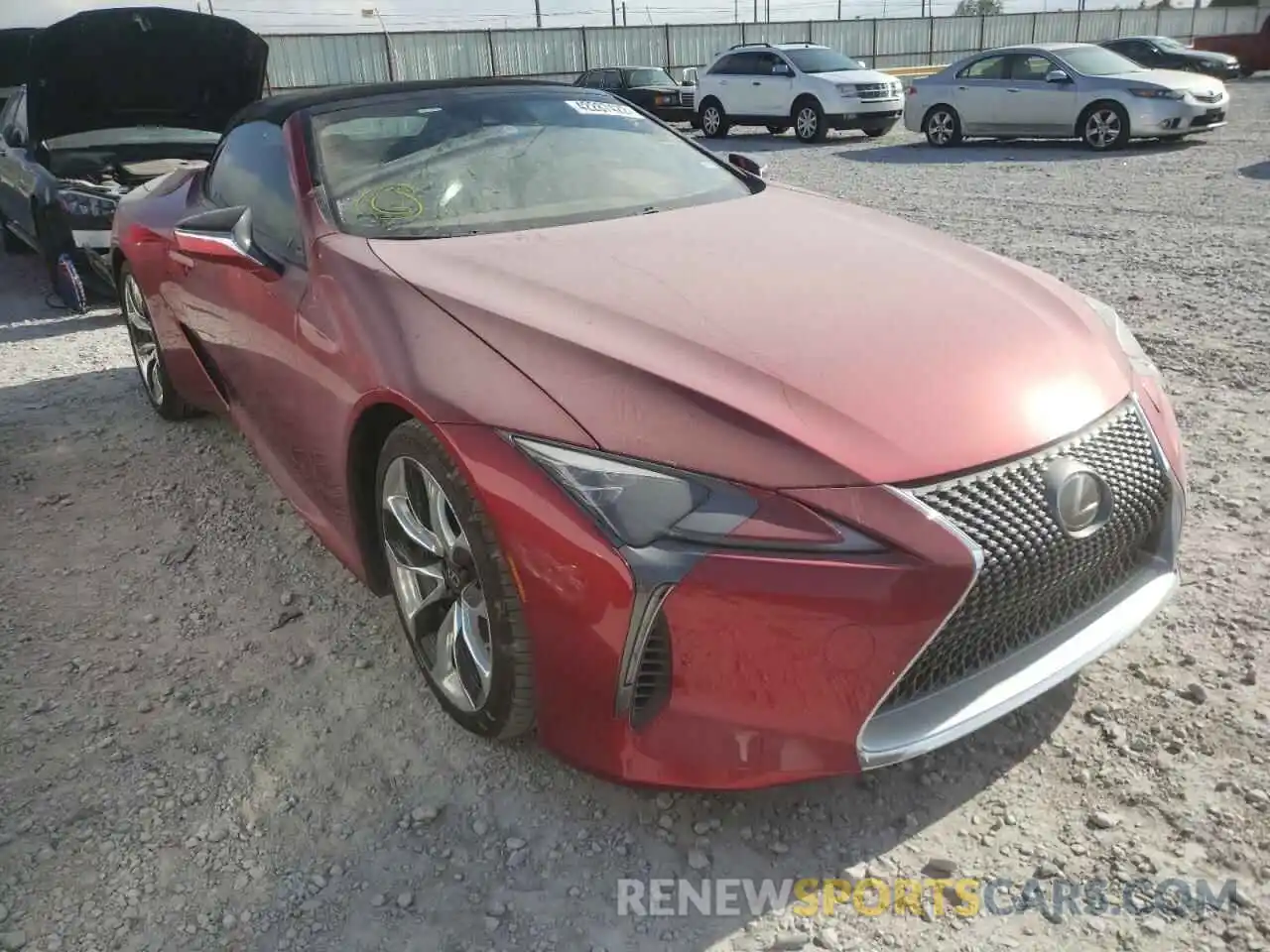 1 Photograph of a damaged car JTHKPAAY8MA103180 LEXUS LC500 2021