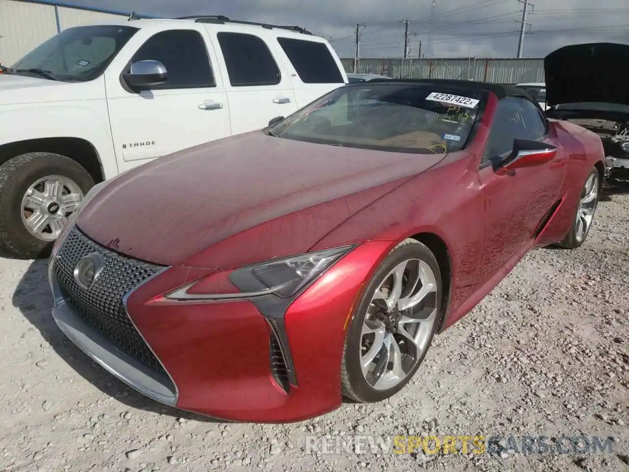 2 Photograph of a damaged car JTHKPAAY8MA103180 LEXUS LC500 2021