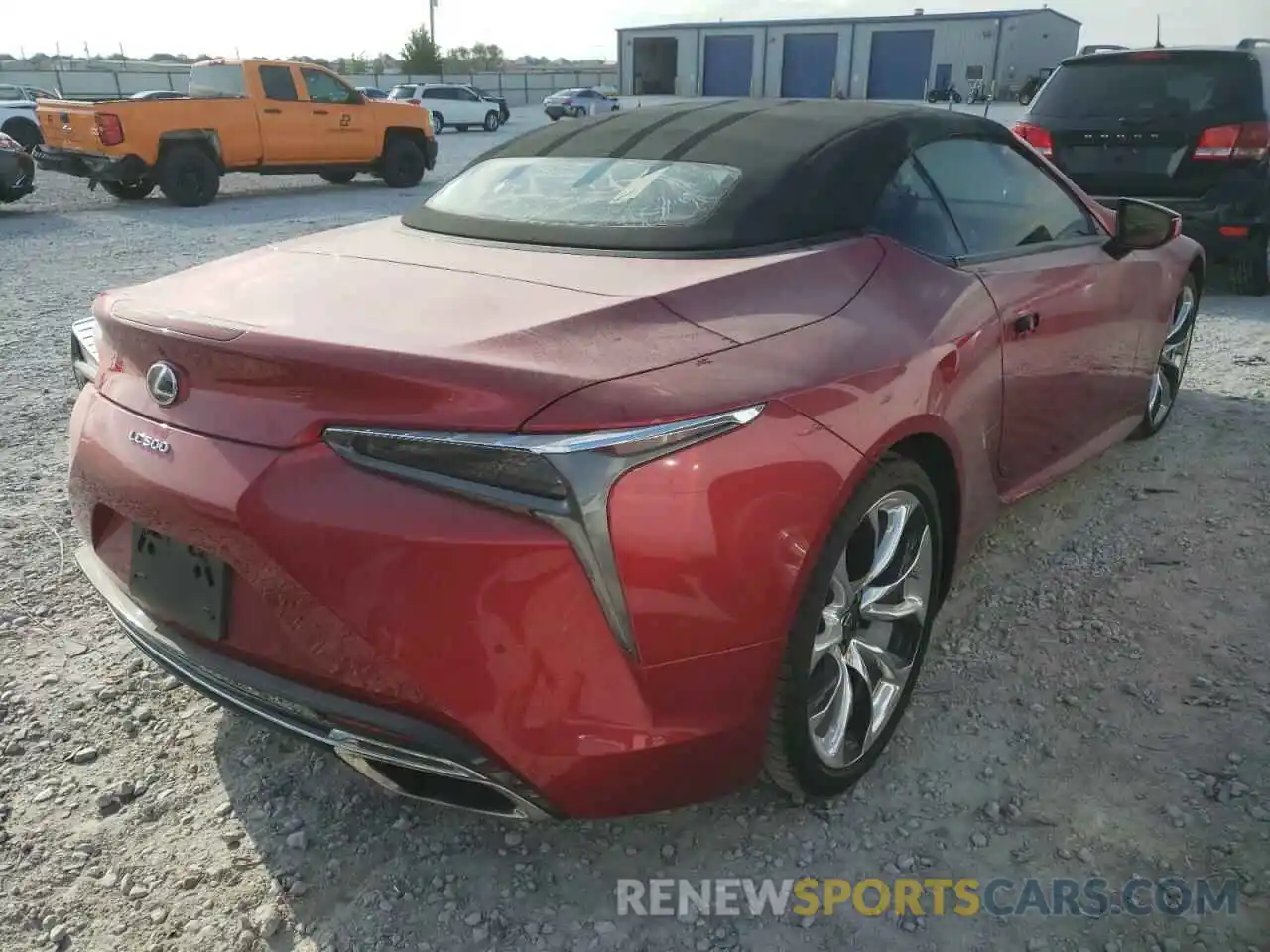 4 Фотография поврежденного автомобиля JTHKPAAY8MA103180 LEXUS LC500 2021