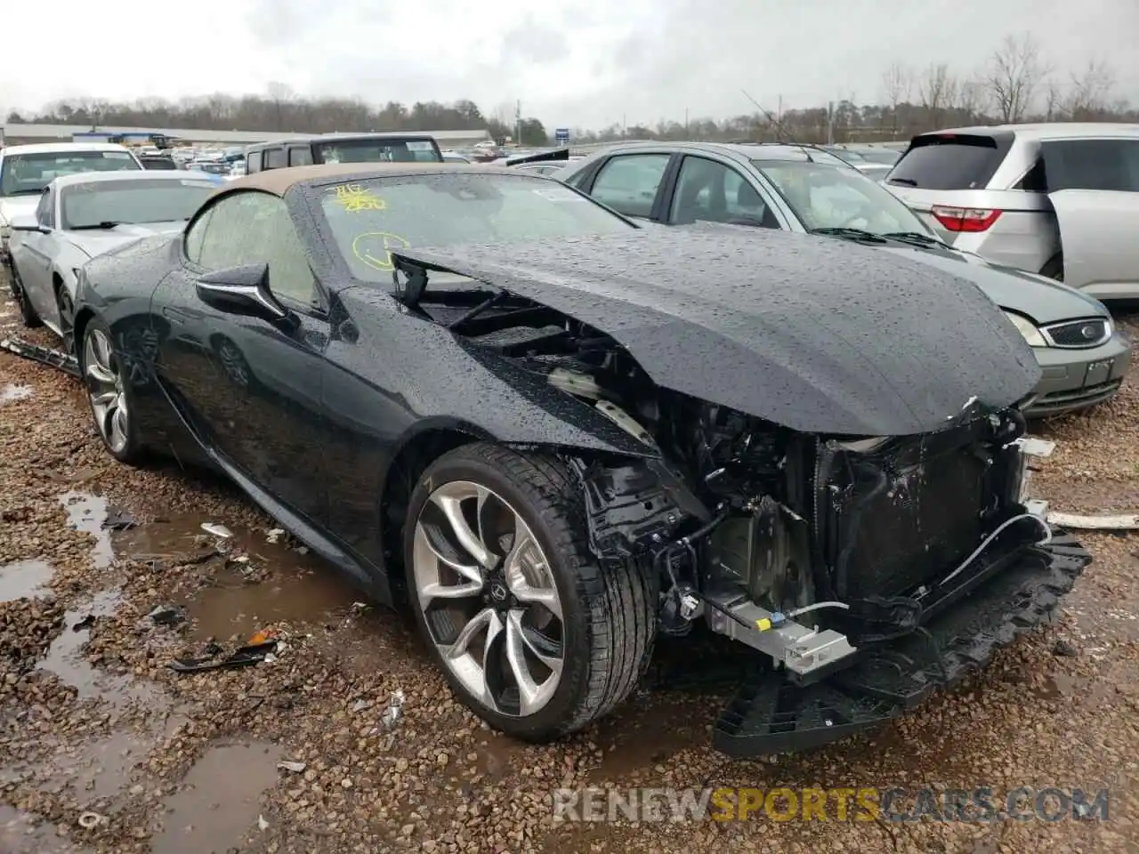 1 Photograph of a damaged car JTHKPAAYXMA101785 LEXUS LC500 2021