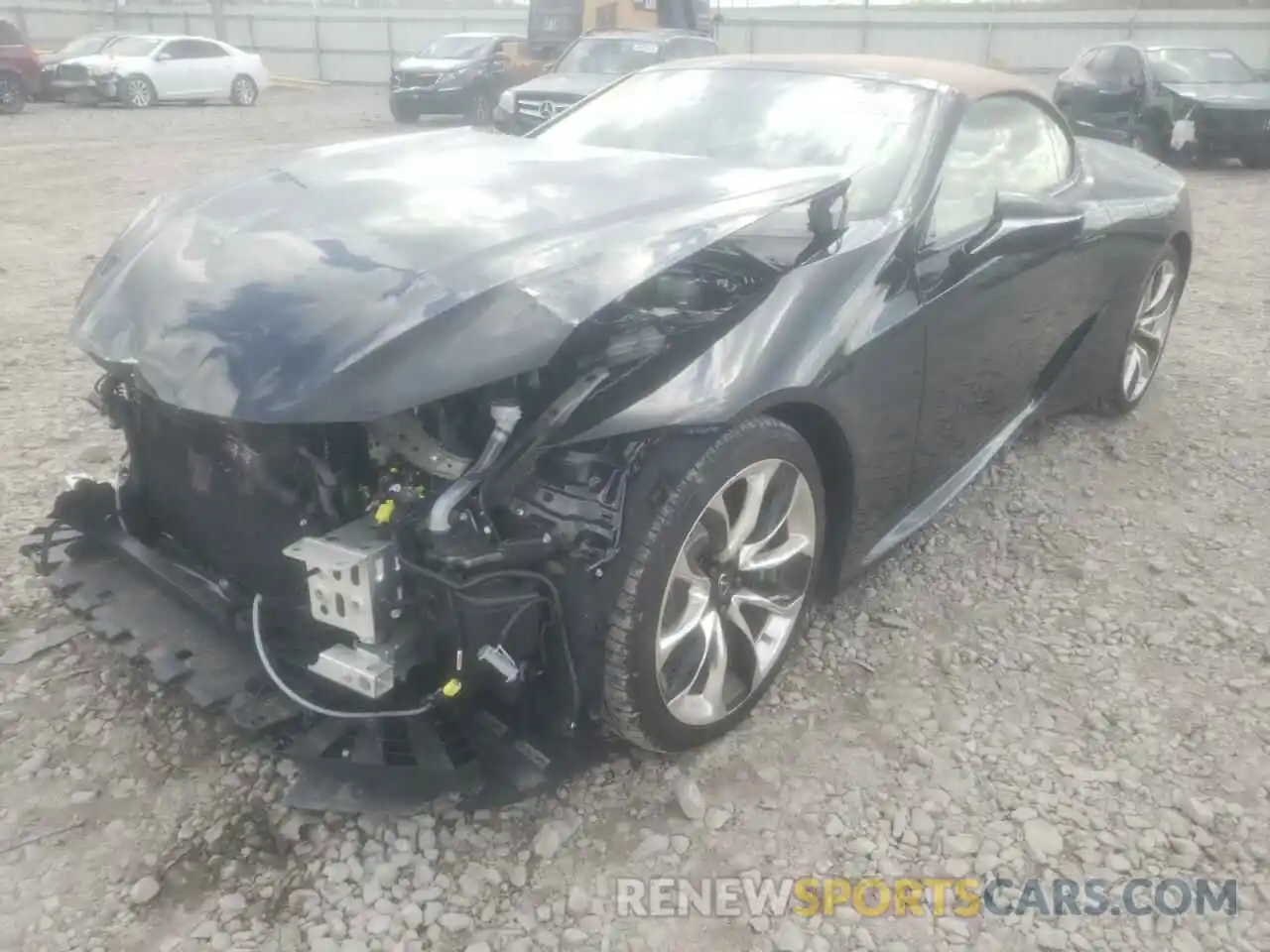 2 Photograph of a damaged car JTHKPAAYXMA101785 LEXUS LC500 2021