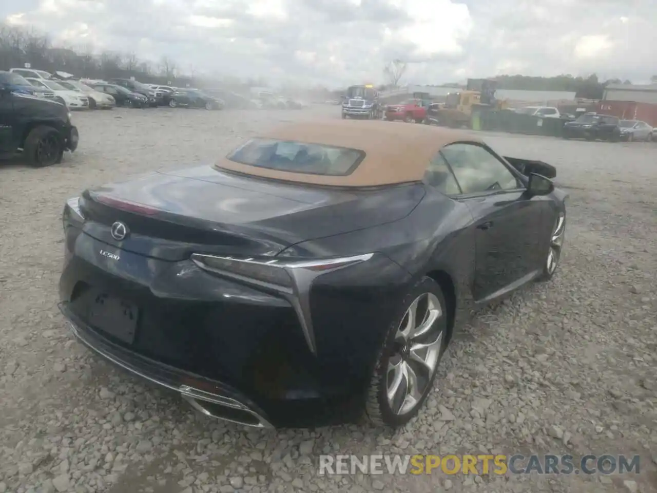 4 Фотография поврежденного автомобиля JTHKPAAYXMA101785 LEXUS LC500 2021