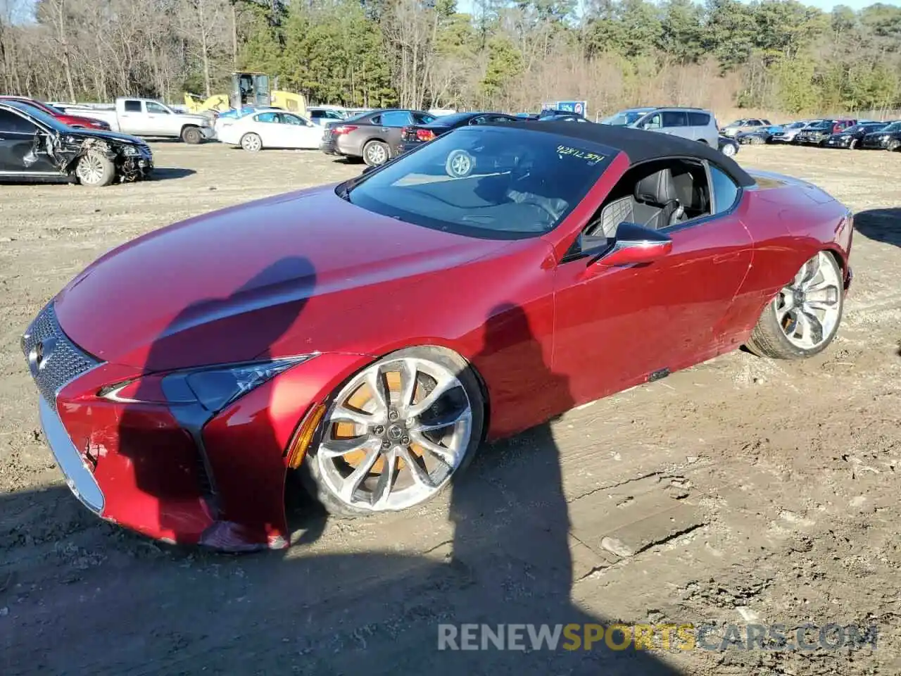 1 Photograph of a damaged car JTHMPAAY8NA104629 LEXUS LC500 2022