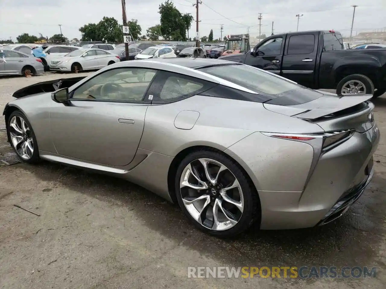 2 Фотография поврежденного автомобиля JTHBP5AY4PA106430 LEXUS LC500 2023