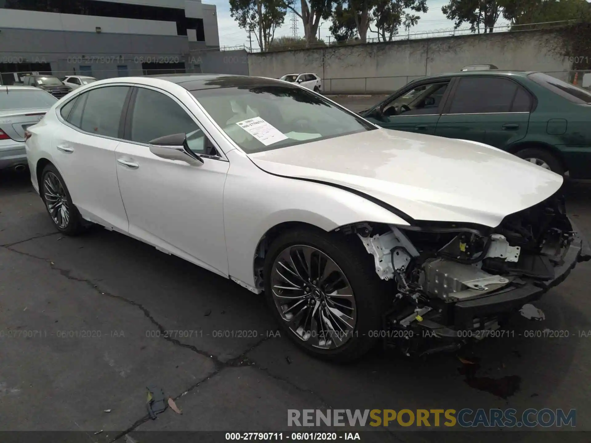 1 Photograph of a damaged car JTHB51FF1K5010374 LEXUS LS 2019