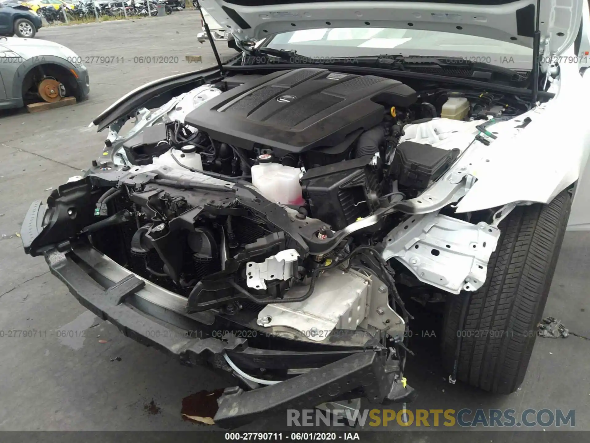 6 Photograph of a damaged car JTHB51FF1K5010374 LEXUS LS 2019