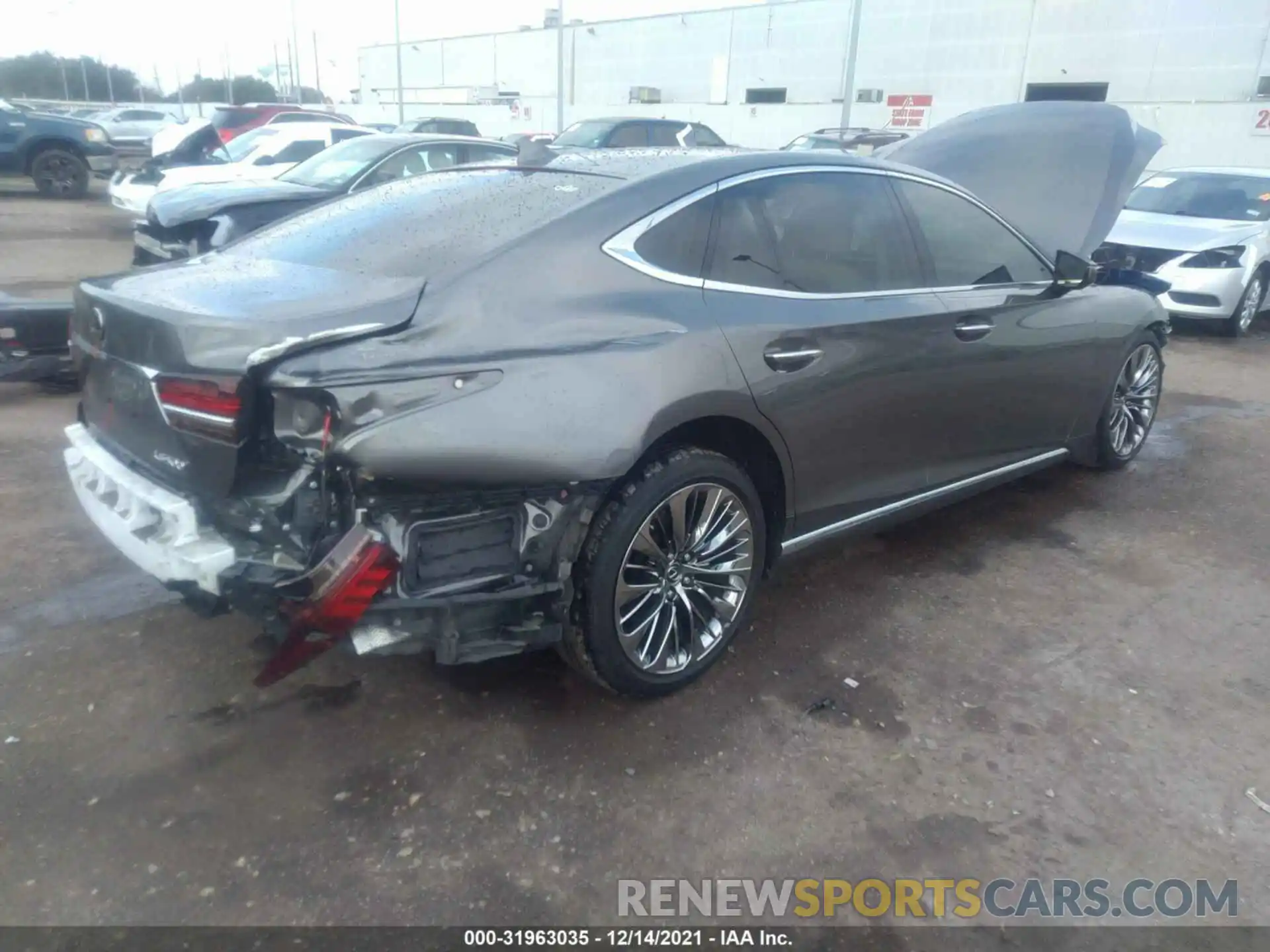 4 Фотография поврежденного автомобиля JTHB51FF5K5009048 LEXUS LS 2019