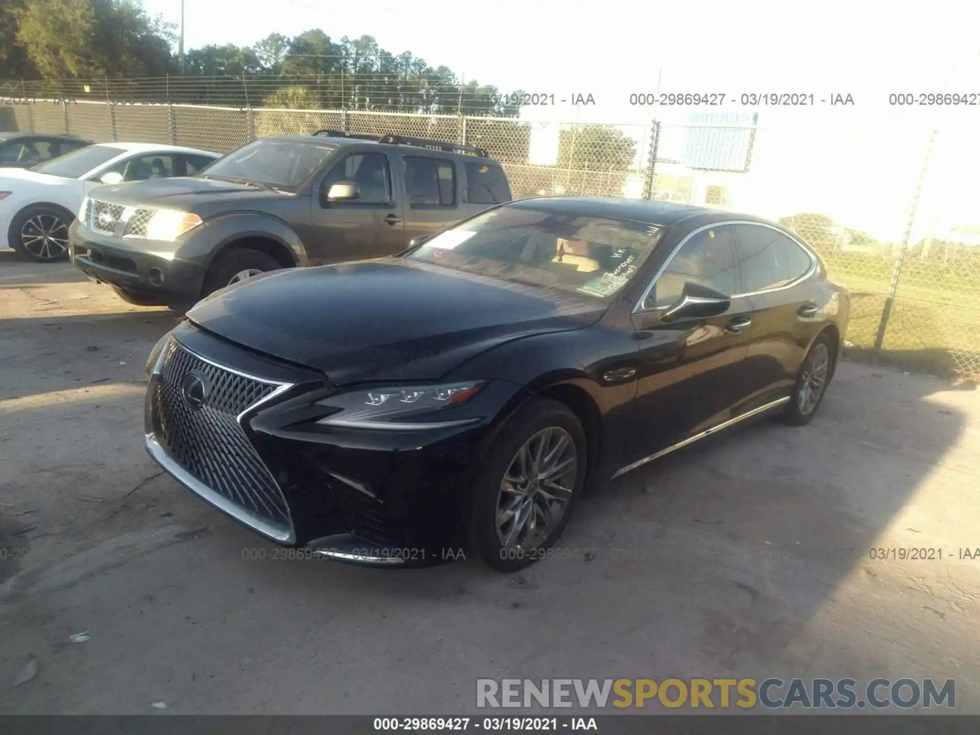 2 Photograph of a damaged car JTHB51FF5K5009650 LEXUS LS 2019